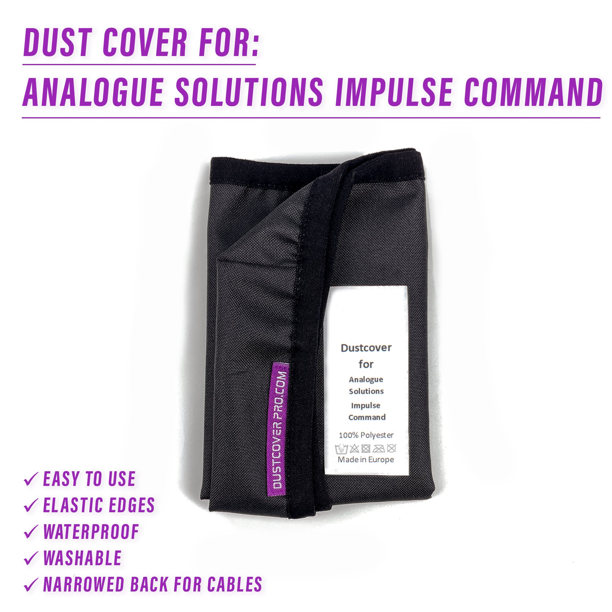 Analogue Solutions dust cover dustcover dustcoverpro elastic synth synth protection water resistant waterproof Analogue Solutions Impulse Command Impulse Command