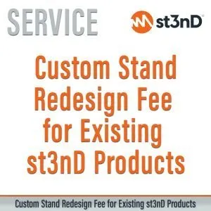 Custom Stand Redesign Fee for Existing st3nD Products – service for custom 3D printed desktop stands, tilt and height adjustment for synth and DJ gear