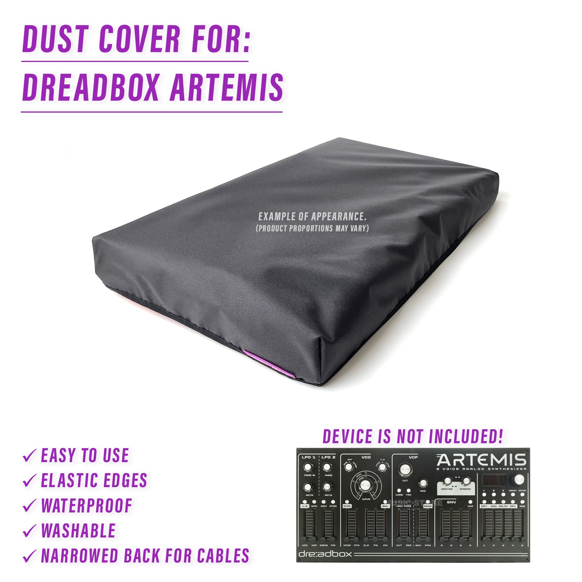 dcp dreadbox dreadbox artemis dust cover dustcoverpro artemis dust cover artemis synth Dreadbox artemis artemis