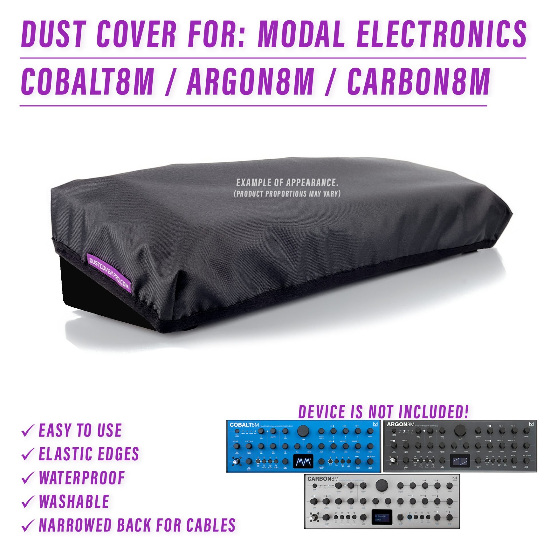 cover dust dustcoverpro elastic synth synth protection water resistant MODAL ELECTRONICS COBALT8M MODAL ELECTRONICS ARGON8M MODAL ELECTRONICS MODAL ELECTRONICS carbon8m