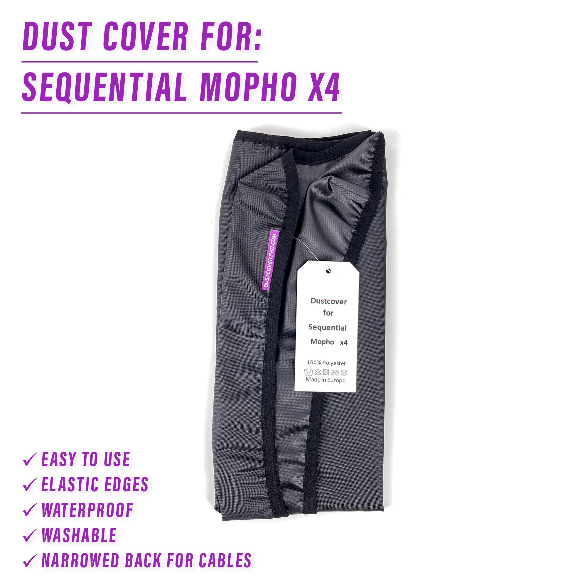 dust cover dustcover dustcoverpro elastic SEQUENTIAL synth synth protection water resistant waterproof sequential Mopho x4 Mopho x4
