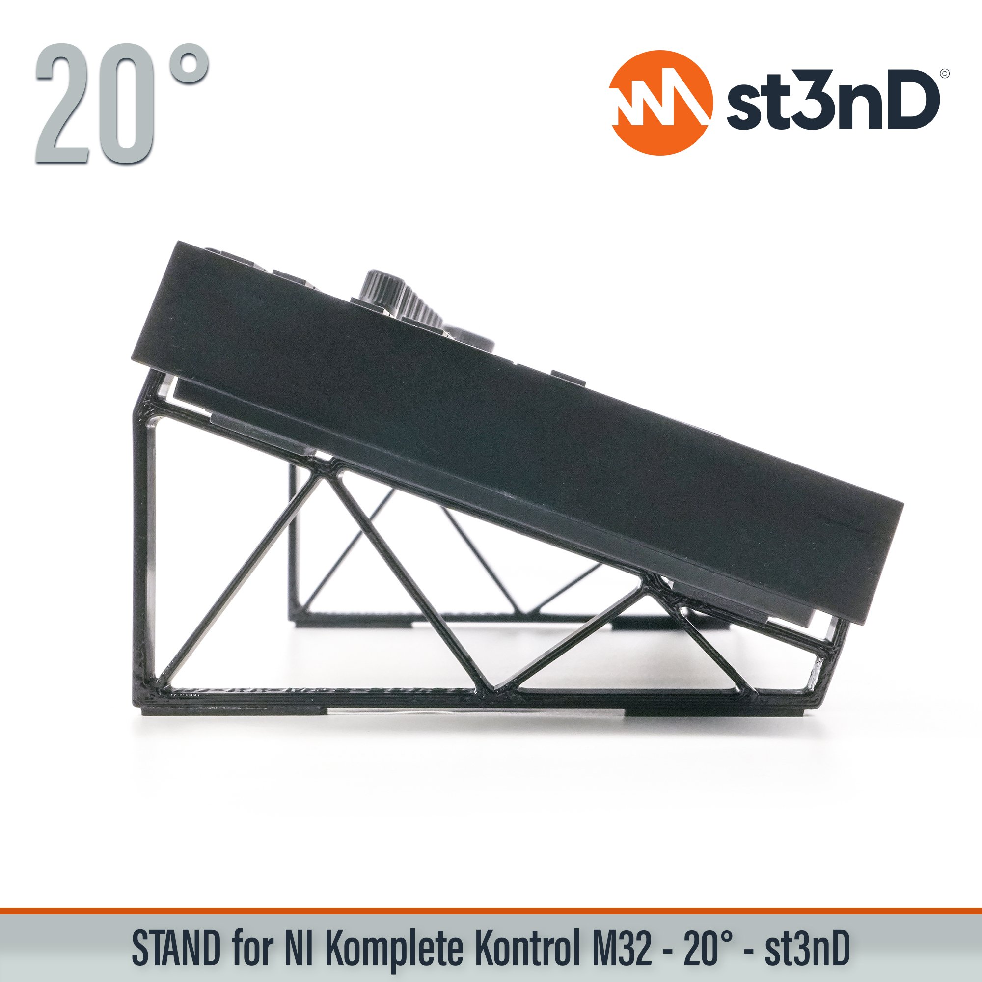 komplete komplete kontrol kontrol midi controller midi keyboard native instruments ni portable st3nD stable stand strong studio gear sturdy tilted Komplete Kontrol M32