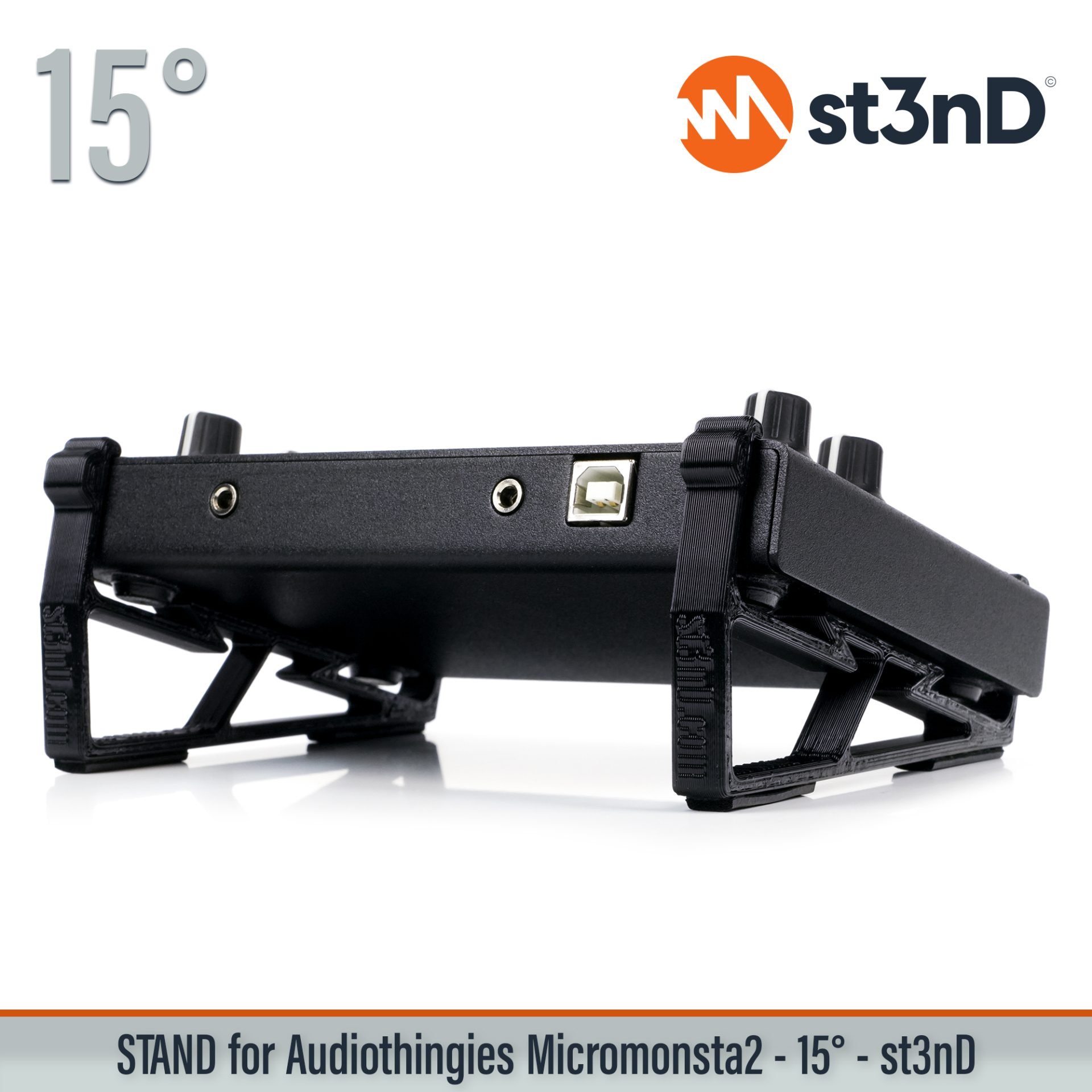 desktop stand, music production, st3nD, stand, strong, studio gear, sturdy, Audiothingies MicroMonsta 2, Audiothingies, MicroMonsta 2, Dual polyphonic synthesizer