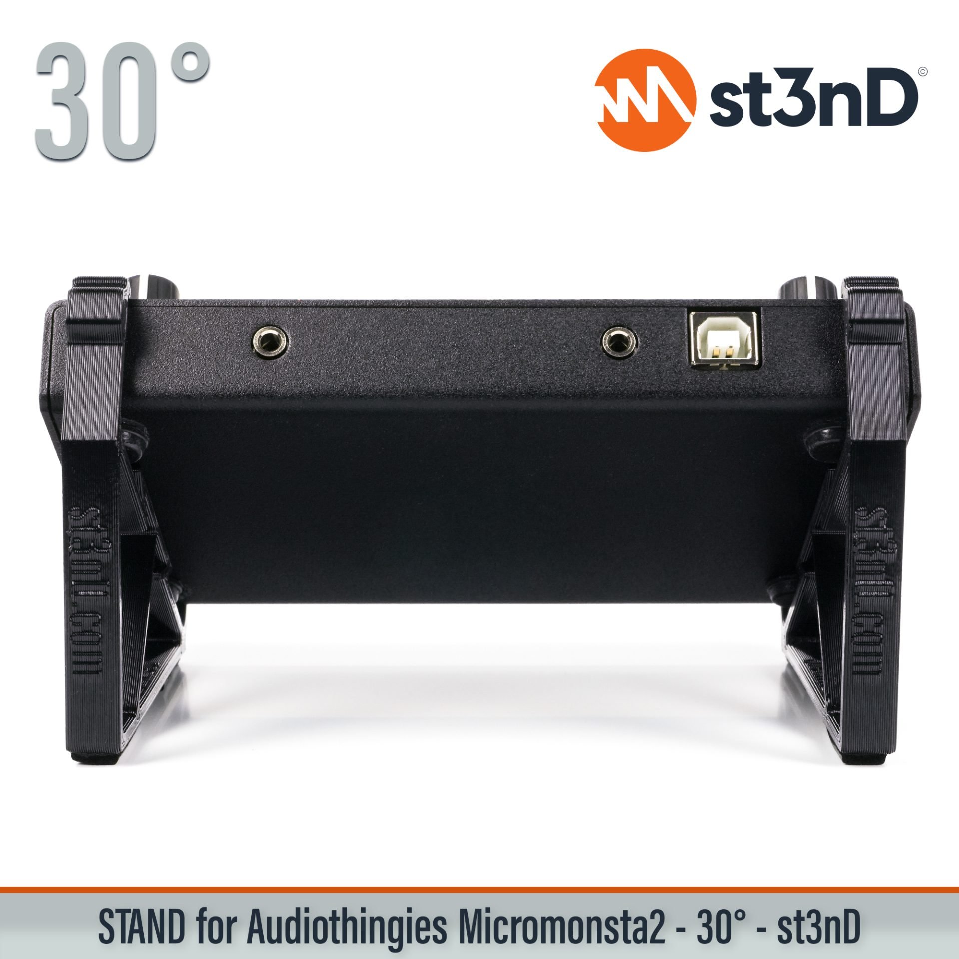 desktop stand, music production, st3nD, stand, strong, studio gear, sturdy, Audiothingies MicroMonsta 2, Audiothingies, MicroMonsta 2, Dual polyphonic synthesizer
