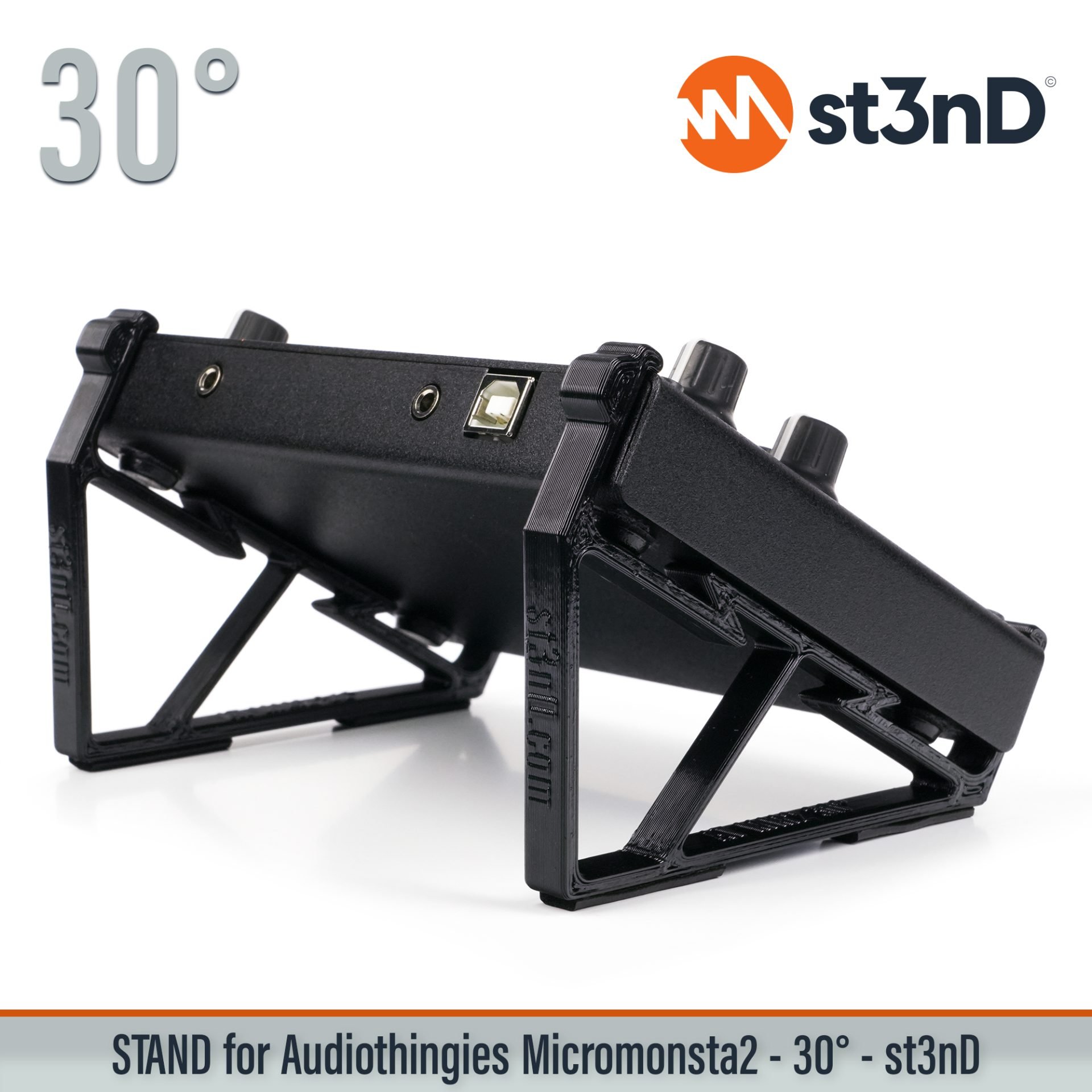 desktop stand, music production, st3nD, stand, strong, studio gear, sturdy, Audiothingies MicroMonsta 2, Audiothingies, MicroMonsta 2, Dual polyphonic synthesizer