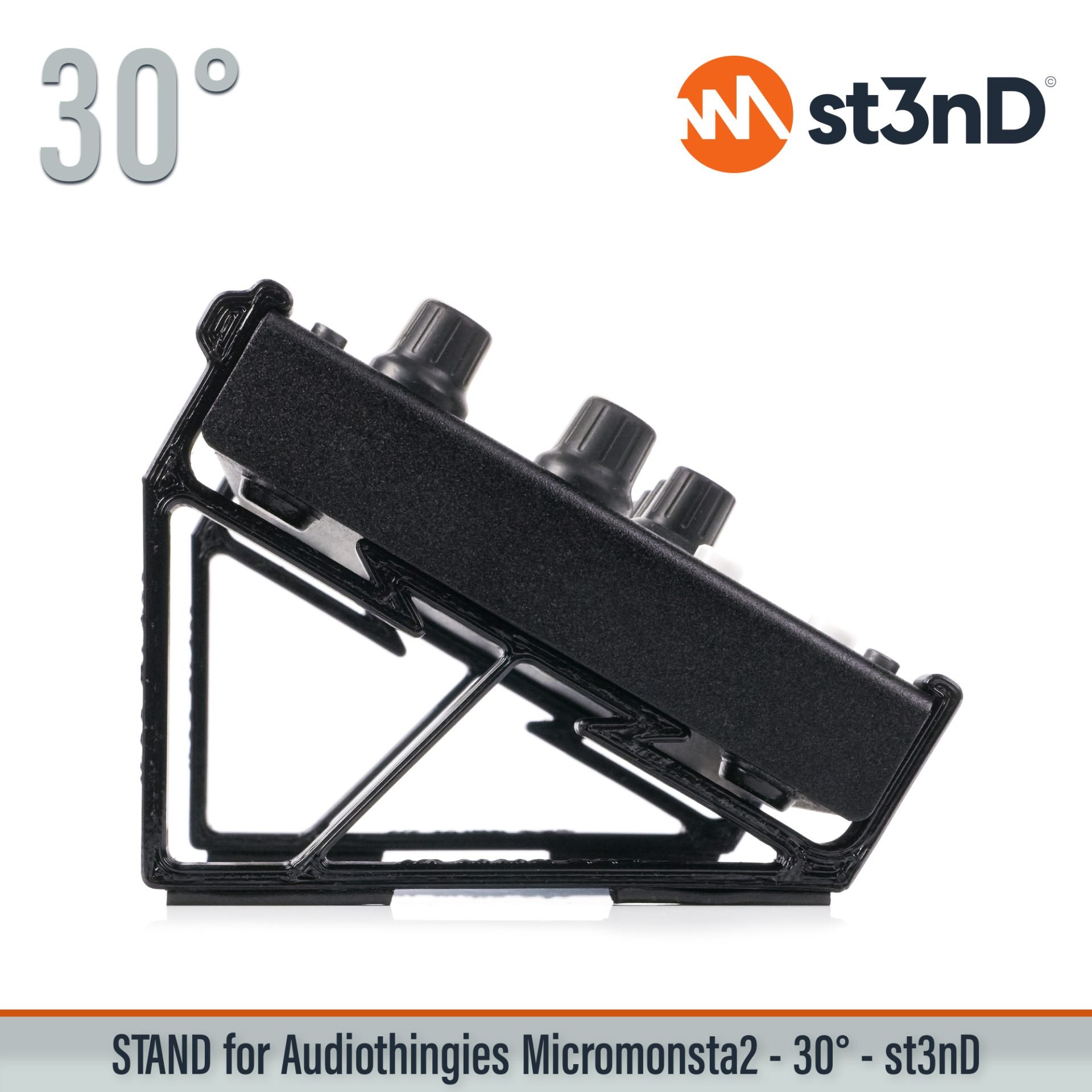 desktop stand, music production, st3nD, stand, strong, studio gear, sturdy, Audiothingies MicroMonsta 2, Audiothingies, MicroMonsta 2, Dual polyphonic synthesizer
