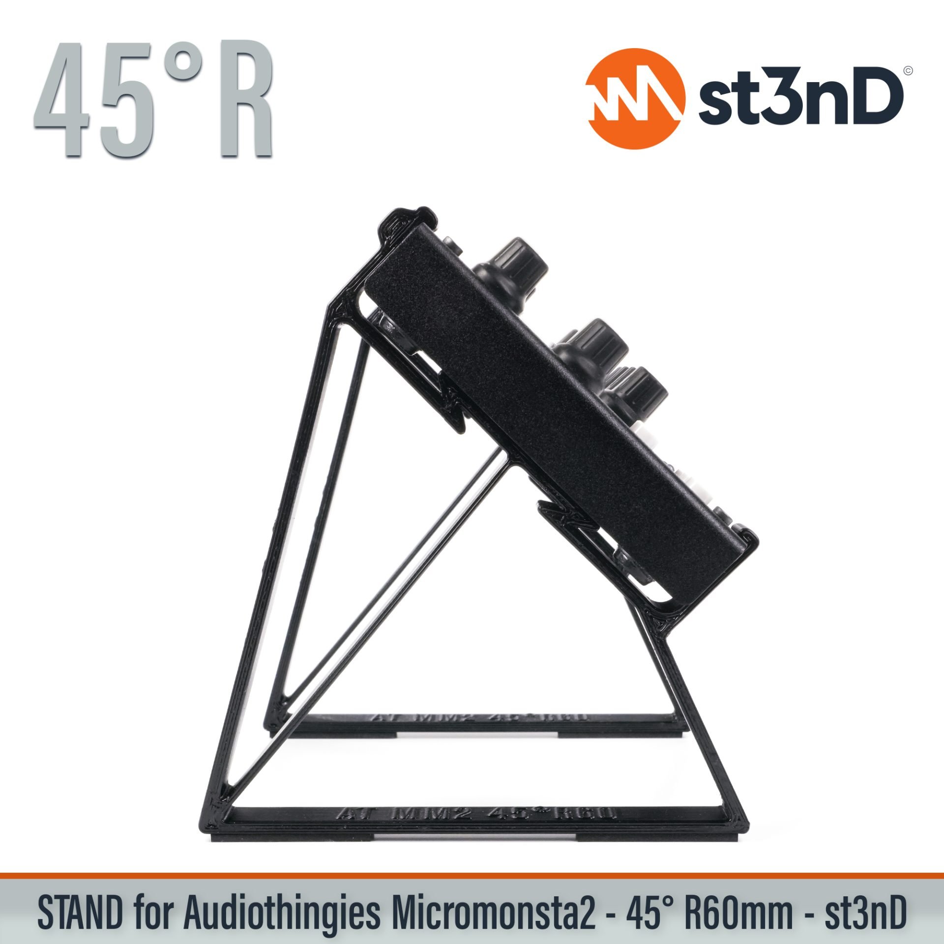 desktop stand, music production, st3nD, stand, strong, studio gear, sturdy, Audiothingies MicroMonsta 2, Audiothingies, MicroMonsta 2, Dual polyphonic synthesizer