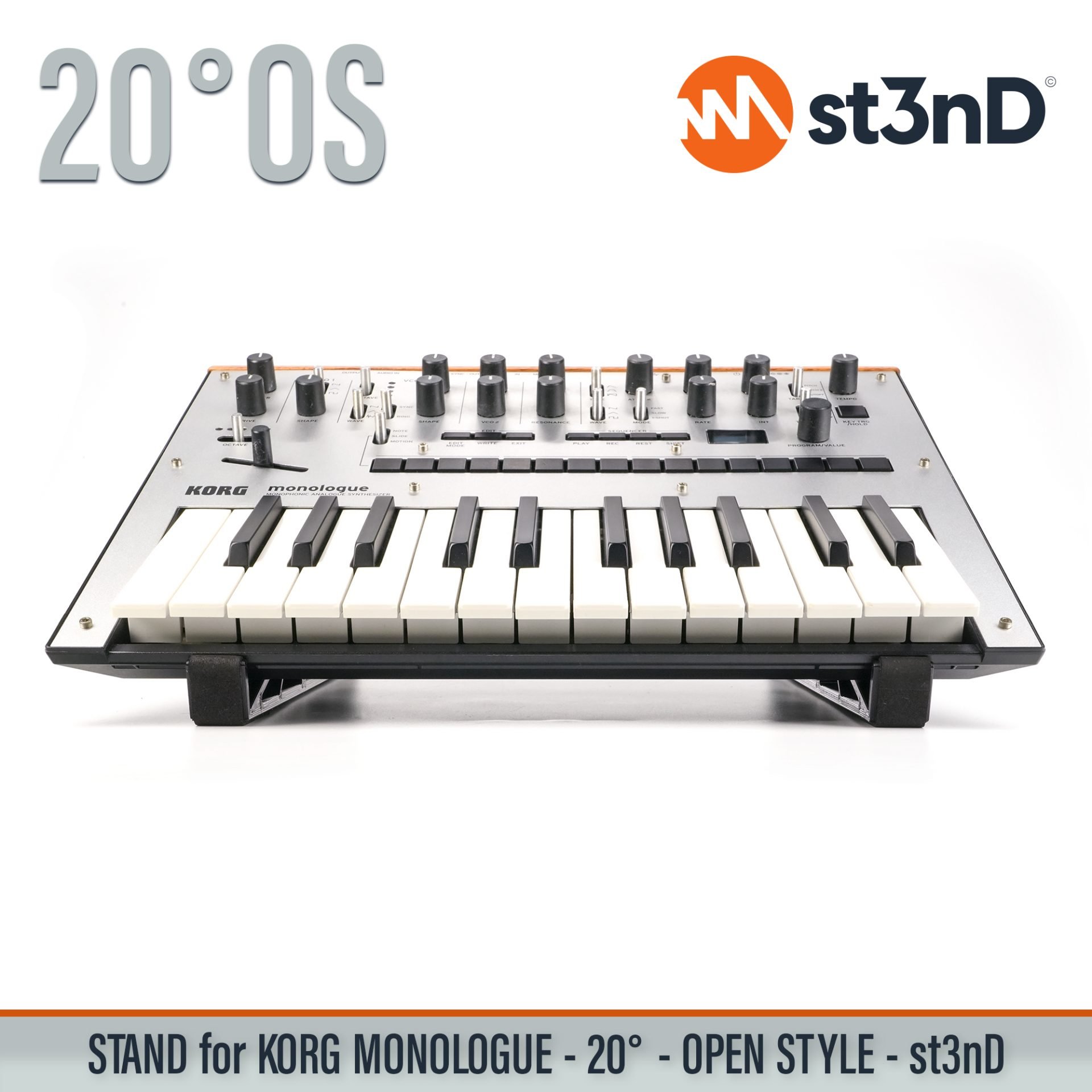portable st3nD stable stand strong studio device studio hardware sturdy tilted KORG MONOLOGUE KORG MONOLOGUE KORG SYNTH
