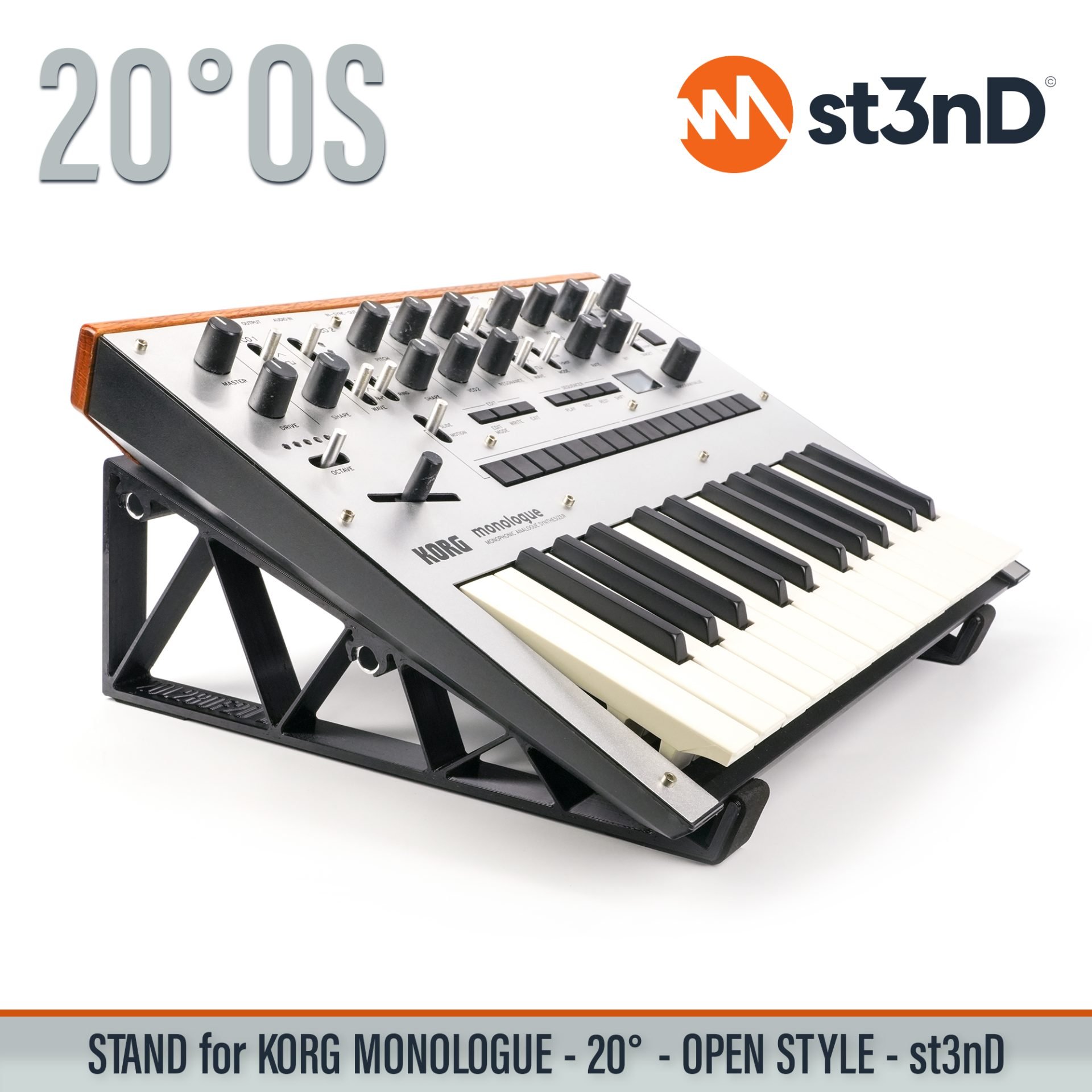 portable st3nD stable stand strong studio device studio hardware sturdy tilted KORG MONOLOGUE KORG MONOLOGUE KORG SYNTH