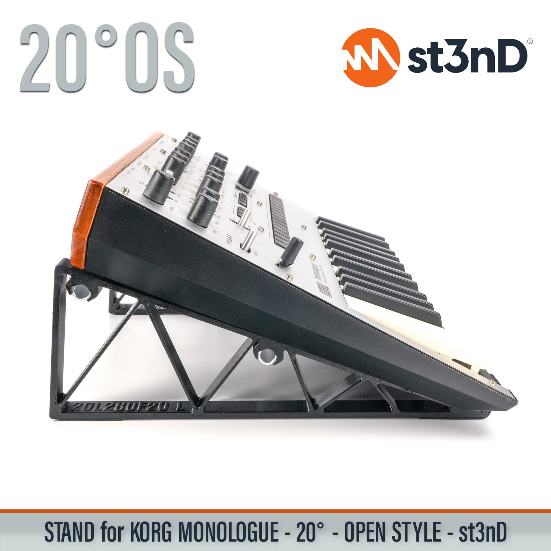portable st3nD stable stand strong studio device studio hardware sturdy tilted KORG MONOLOGUE KORG MONOLOGUE KORG SYNTH