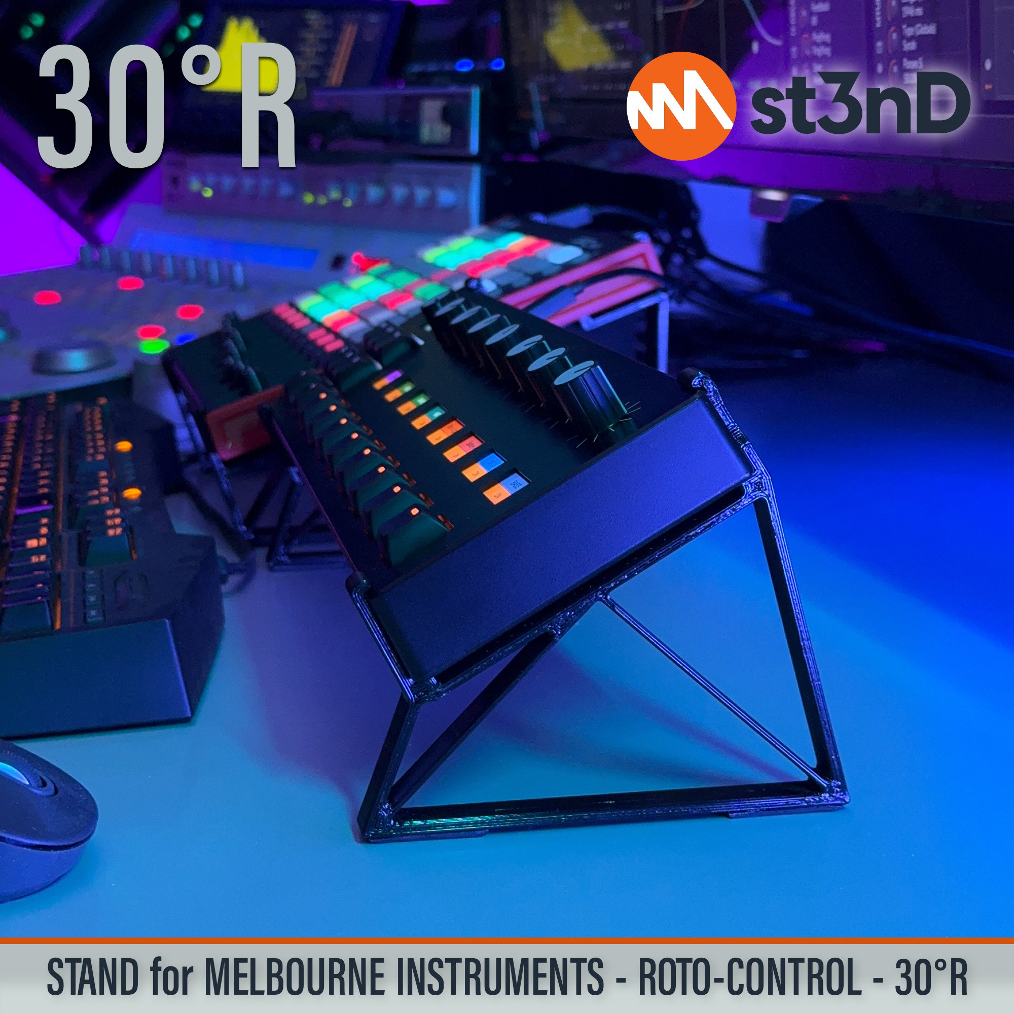 Remove term: desktop stand desktop standRemove term: music production music productionRemove term: st3nD st3nDRemove term: stand standRemove term: strong strongRemove term: studio gear studio gearRemove term: sturdy sturdyRemove term: Melbourne Instruments Melbourne InstrumentsRemove term: Roto-Control Roto-ControlRemove term: midi controller midi controllerRemove term: daw controller daw controllerRemove term: Melbourne Roto Control Melbourne Roto Control