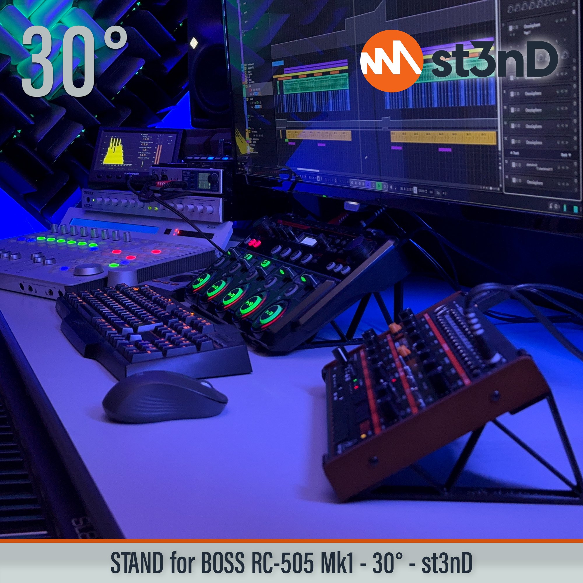 BOSS BOSS LOOP STATION BOSS LOOPER boss rc 505 mk1 music production RC-505 st3nD stable stand strong tilted