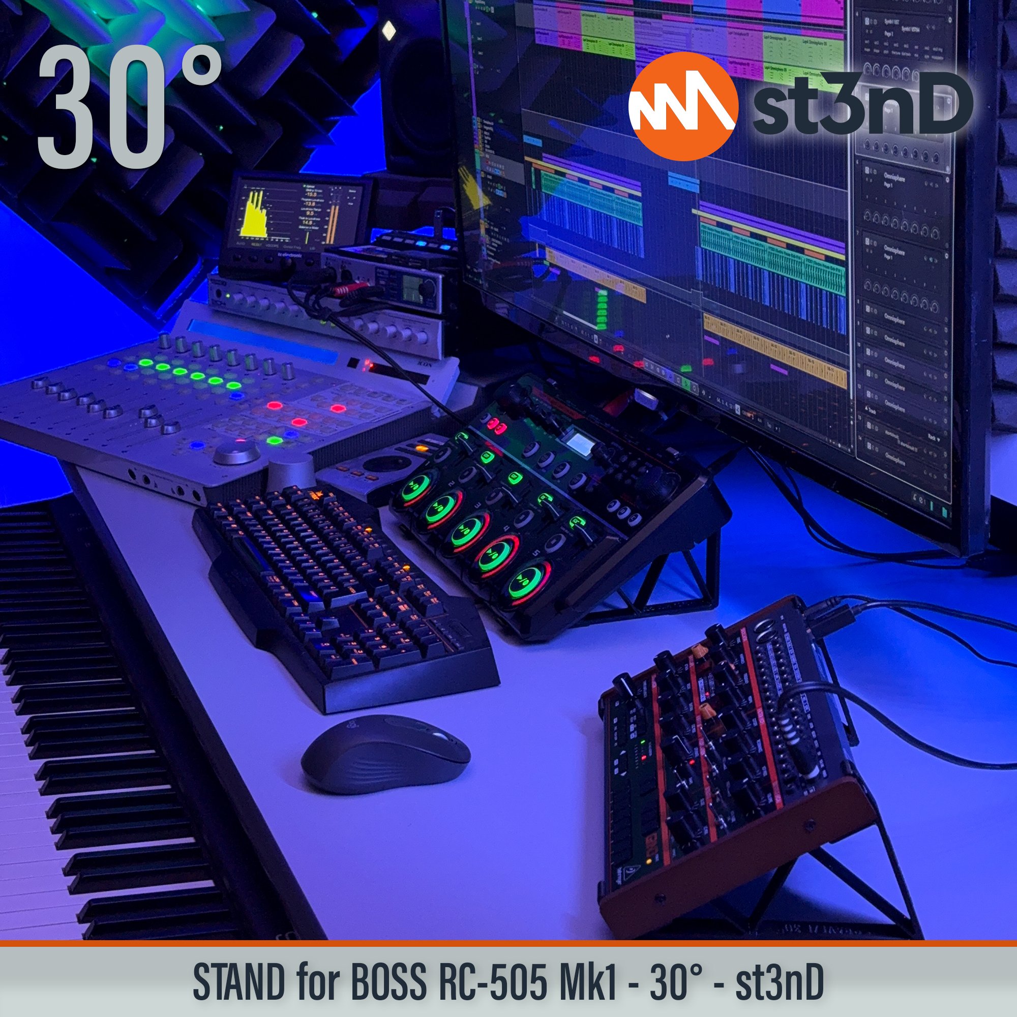 BOSS BOSS LOOP STATION BOSS LOOPER boss rc 505 mk1 music production RC-505 st3nD stable stand strong tilted