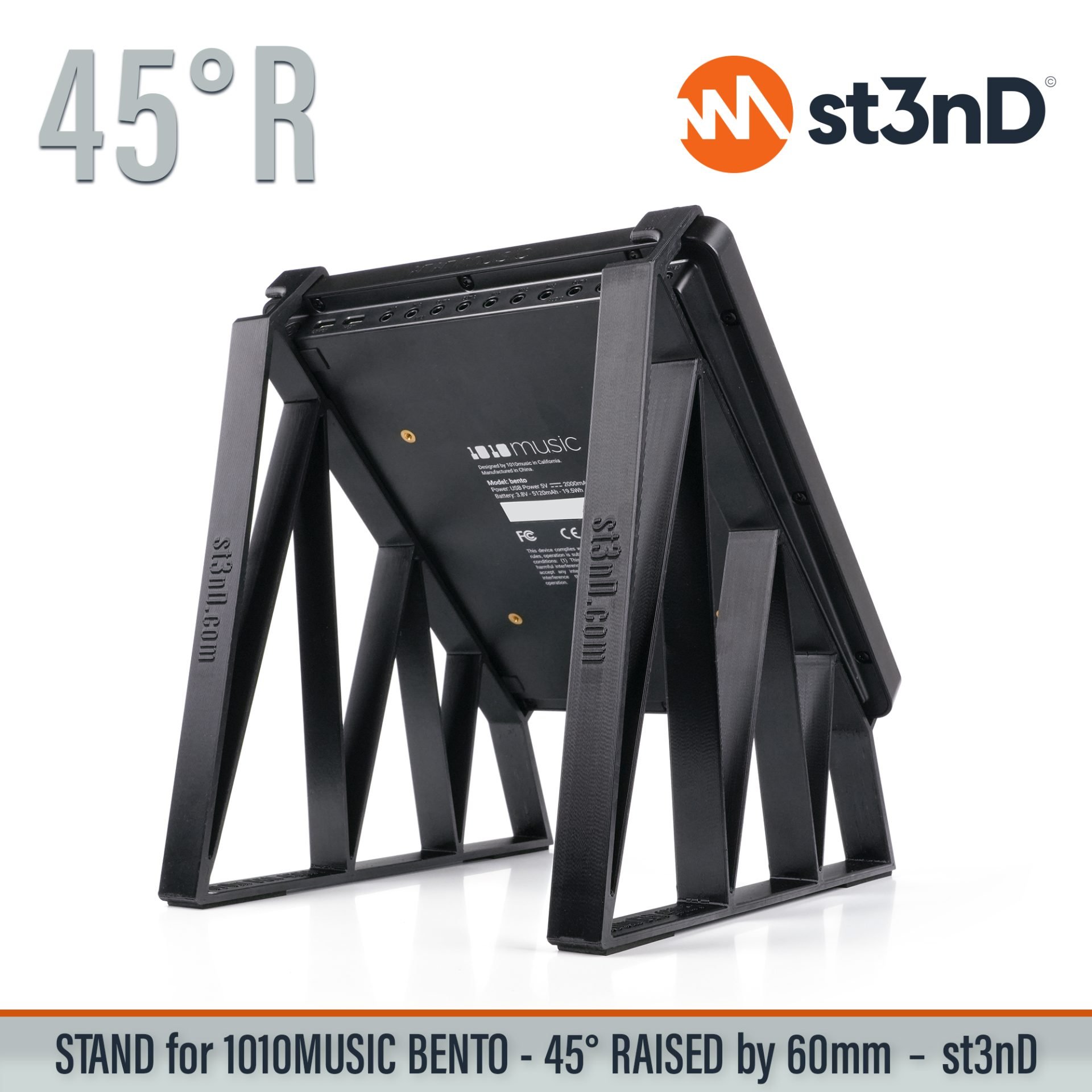 desktop stand music production st3nD stand strong studio gear sturdy 1010music Bento sampling production lab 1010music Bento sampler workstation music producer