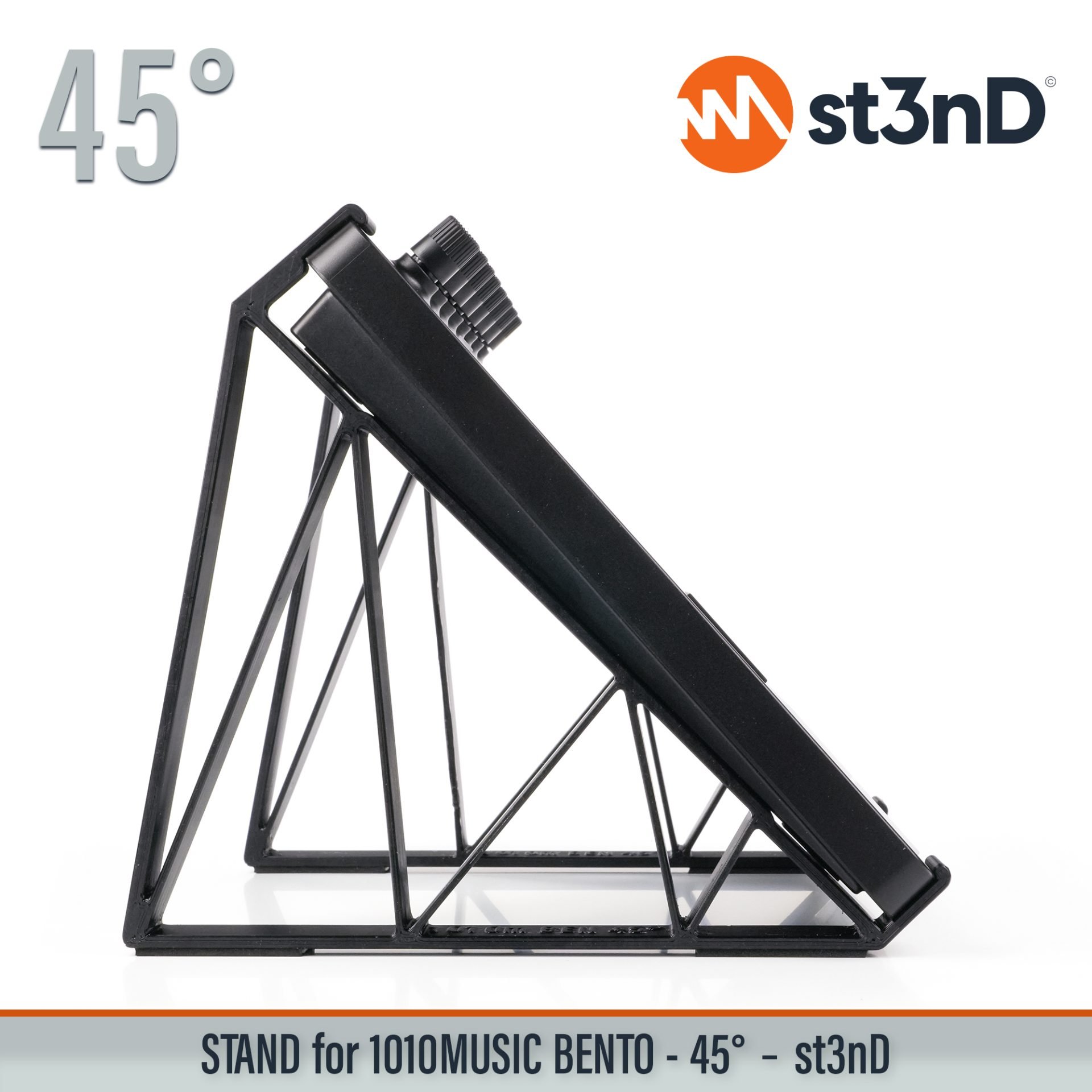 desktop stand music production st3nD stand strong studio gear sturdy 1010music Bento sampling production lab 1010music Bento sampler workstation music producer