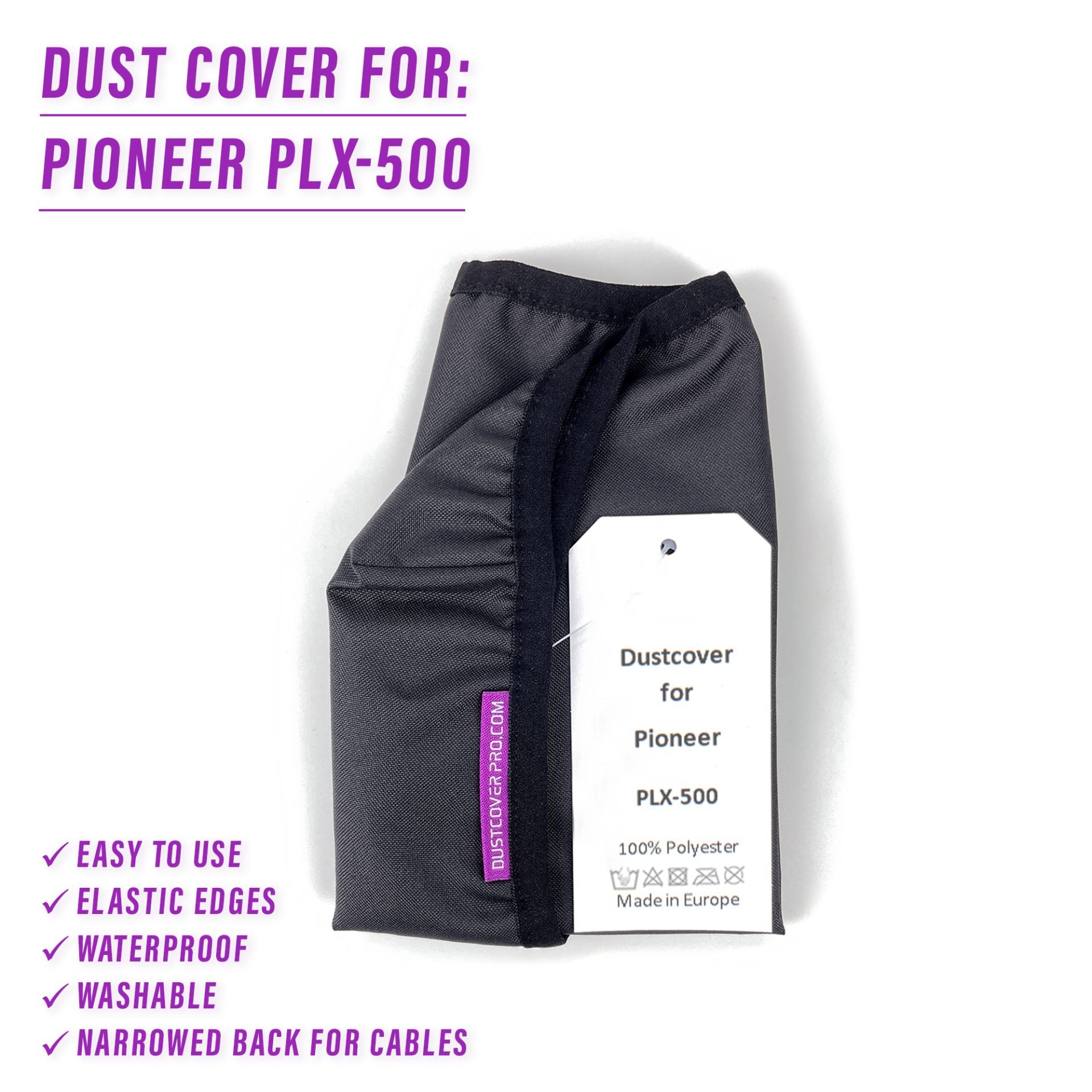 dust cover dustcover dustcoverpro elastic PIONEER Pioneer DJ synth water resistant waterproof Pioneer PLX-500 Pioneer PLX-500