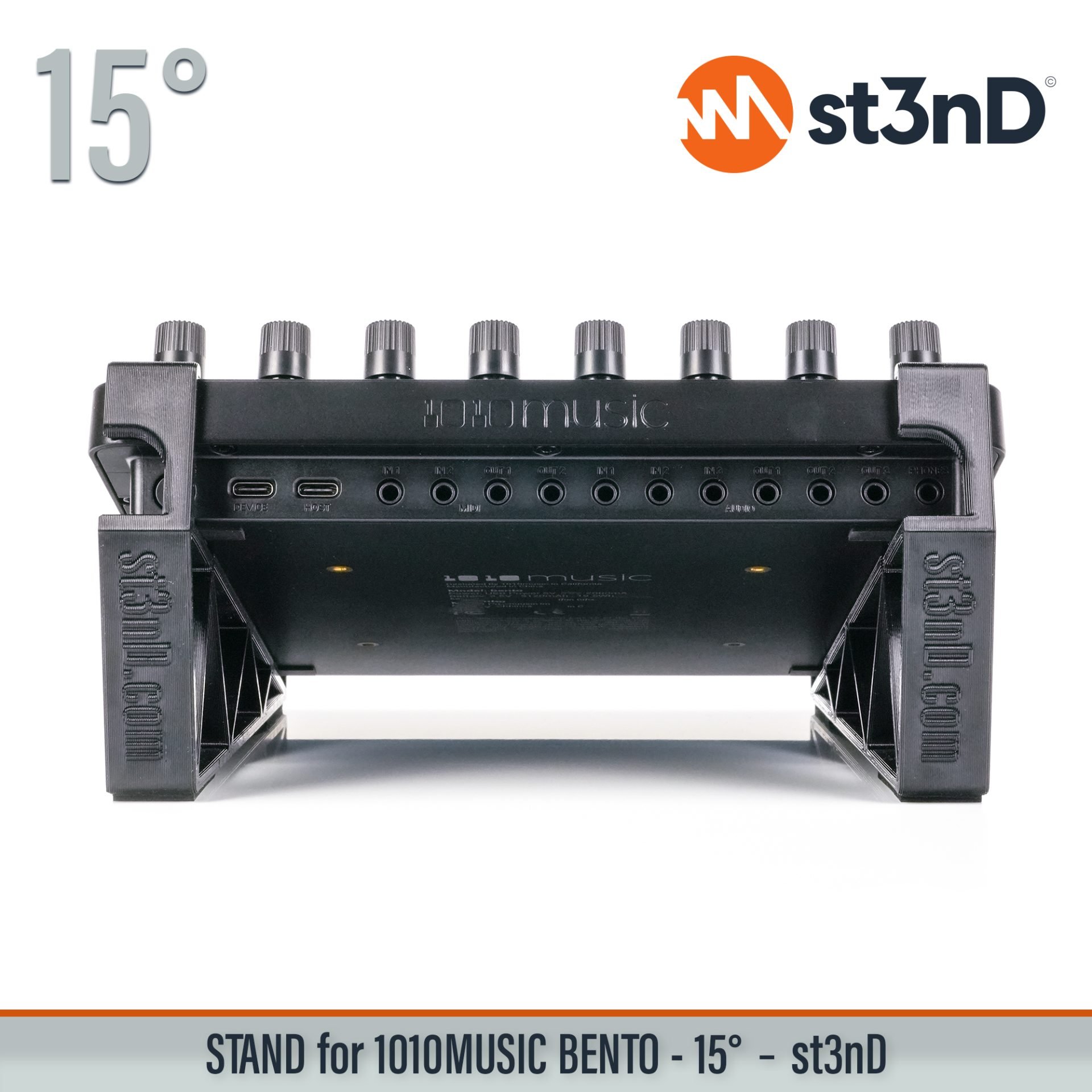 desktop stand music production st3nD stand strong studio gear sturdy 1010music Bento sampling production lab 1010music Bento sampler workstation music producer