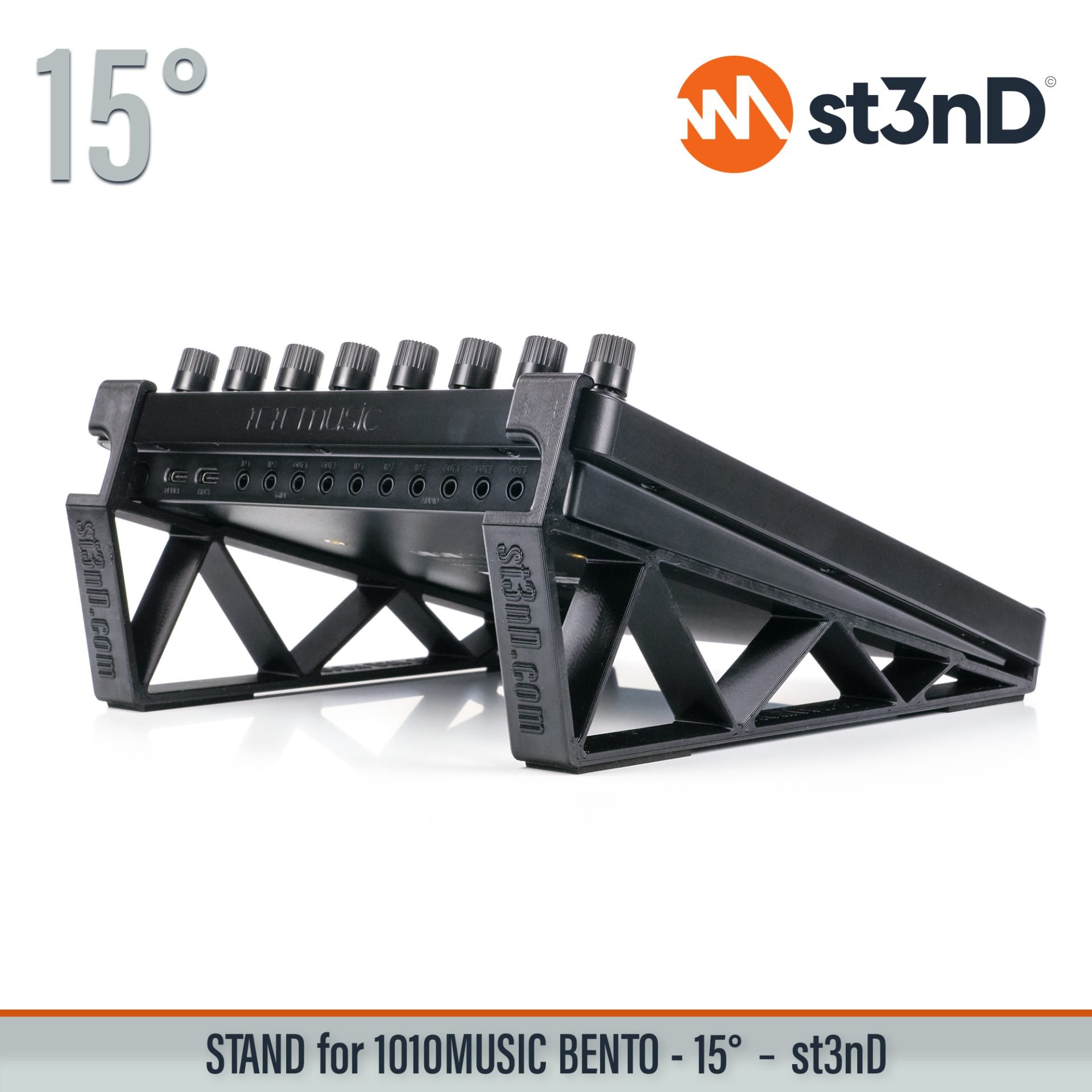 desktop stand music production st3nD stand strong studio gear sturdy 1010music Bento sampling production lab 1010music Bento sampler workstation music producer