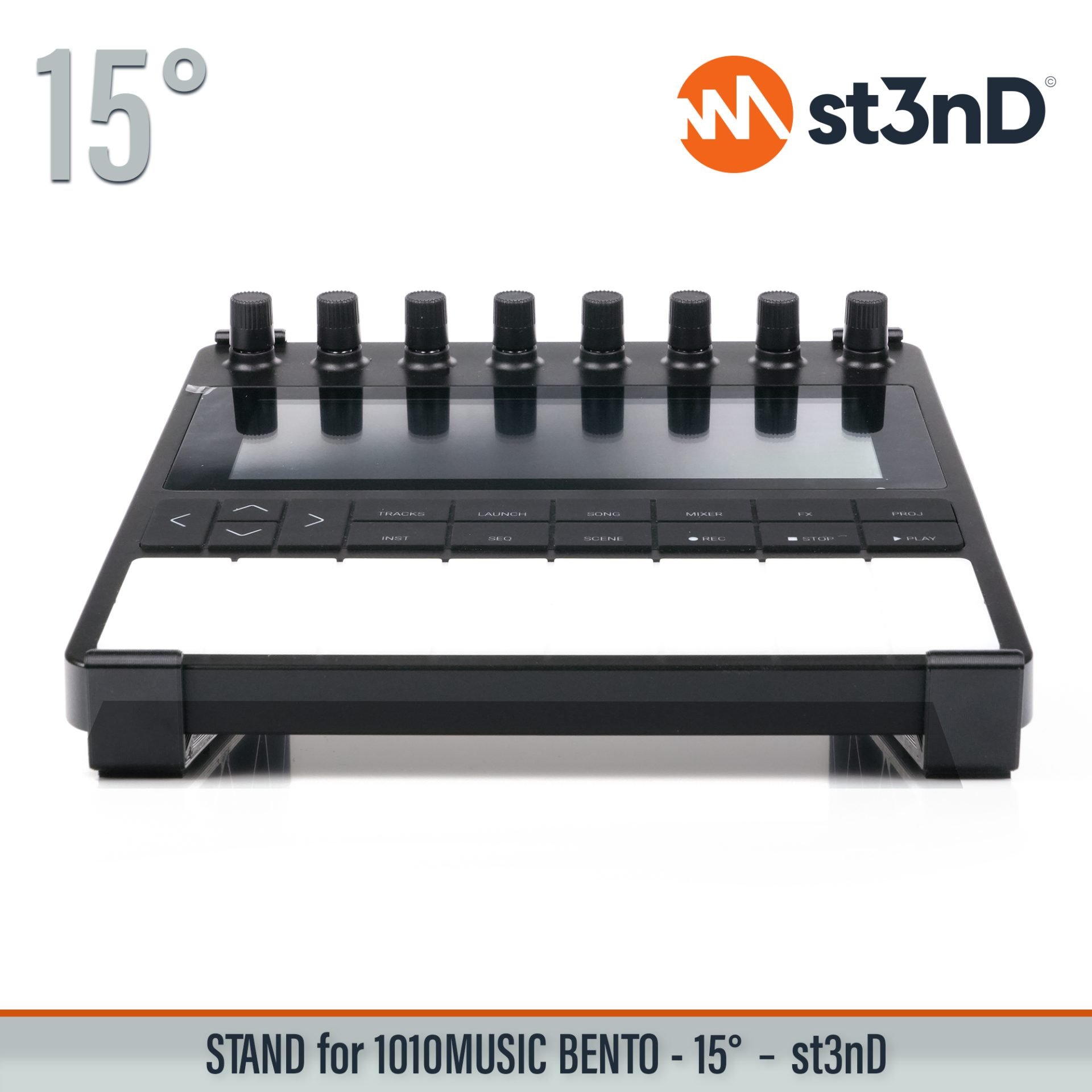 desktop stand music production st3nD stand strong studio gear sturdy 1010music Bento sampling production lab 1010music Bento sampler workstation music producer
