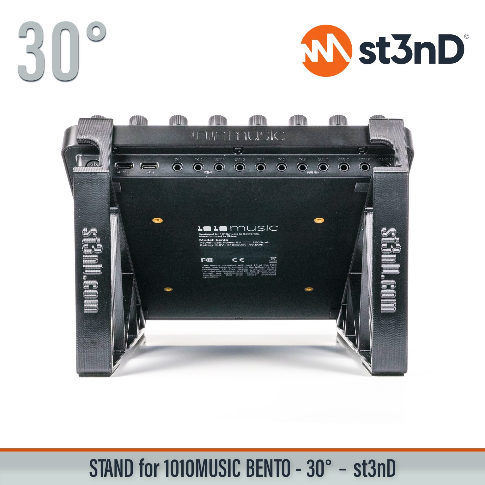 1010music 1010music Bento Bento desktop stand music producer music production sampler sampling production lab st3nD stand strong studio gear sturdy workstation