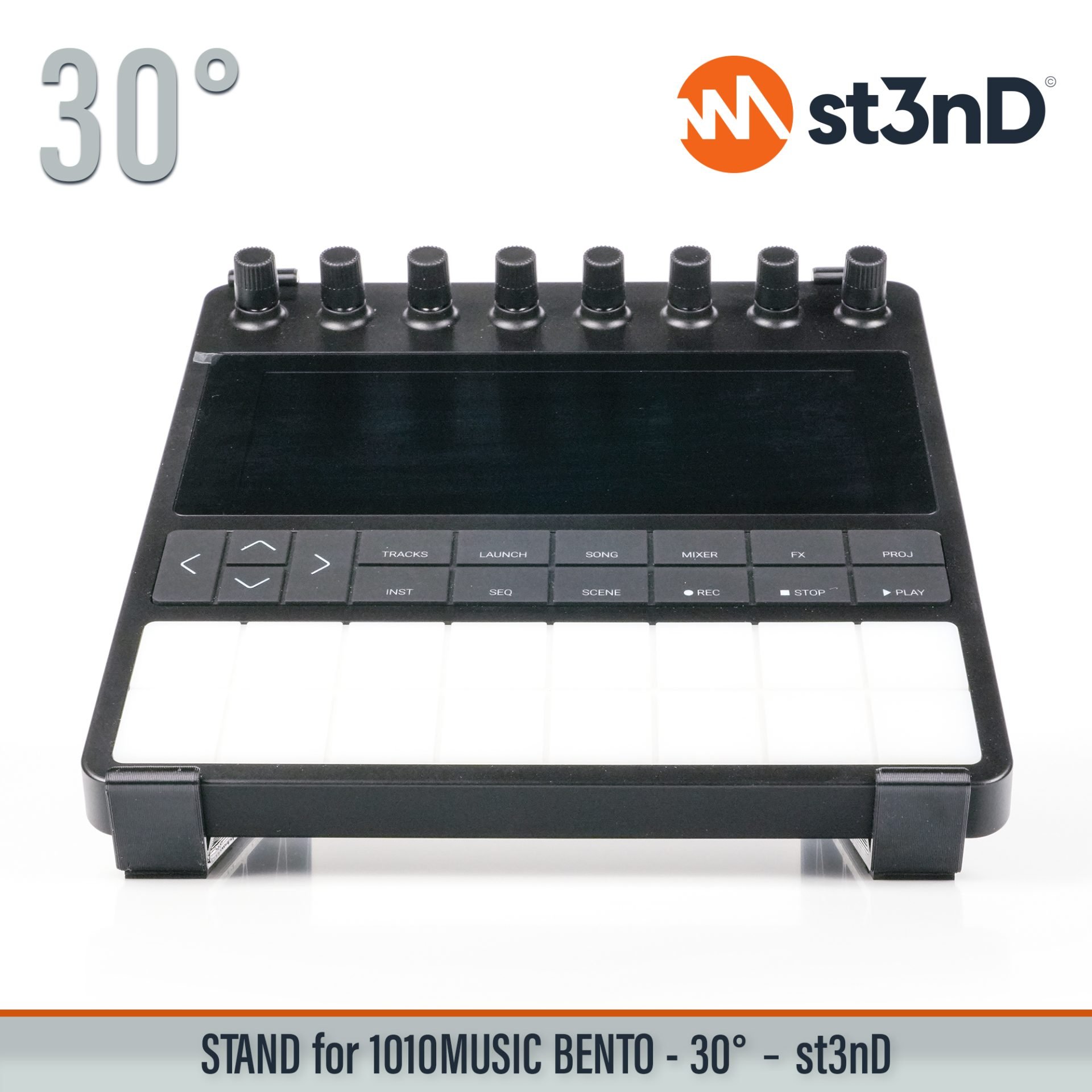 1010music 1010music Bento Bento desktop stand music producer music production sampler sampling production lab st3nD stand strong studio gear sturdy workstation