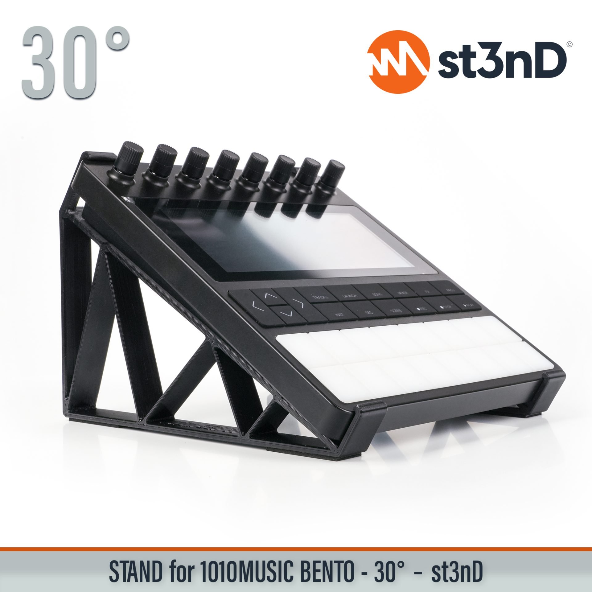 1010music 1010music Bento Bento desktop stand music producer music production sampler sampling production lab st3nD stand strong studio gear sturdy workstation