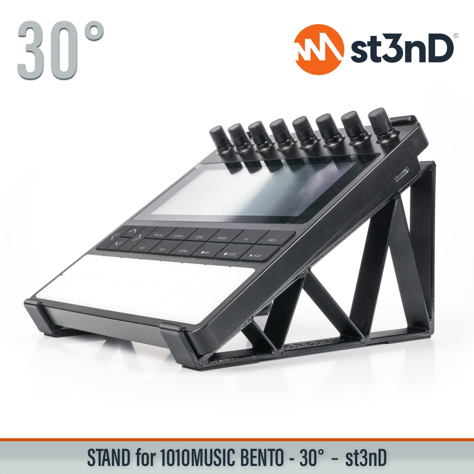 1010music 1010music Bento Bento desktop stand music producer music production sampler sampling production lab st3nD stand strong studio gear sturdy workstation