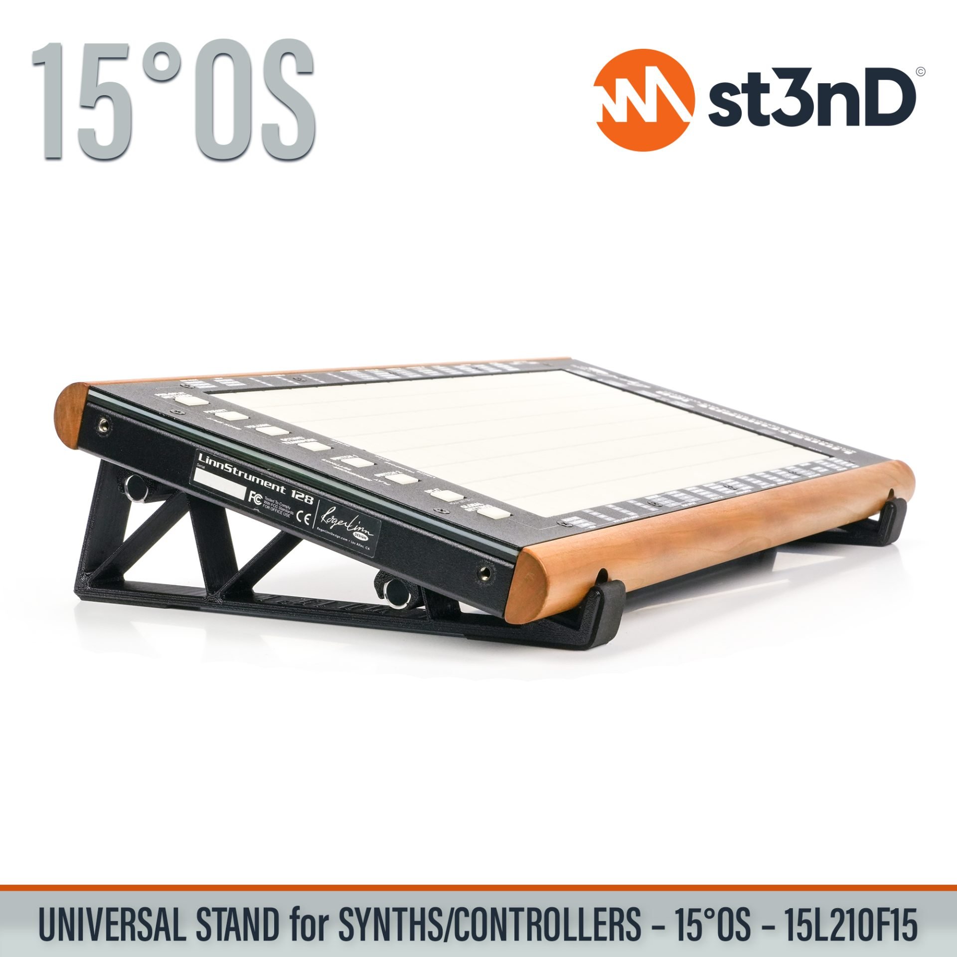 controller home studio instrument accessory portable raised st3nD stable stand strong studio accessory sturdy synth synth accessory tilted Roger Linn Design LinnStrument 128 Roger Linn Design LinnStrument 128 SYNTHS CONTROLLERS AUDIO DEVICES synth desktop stand