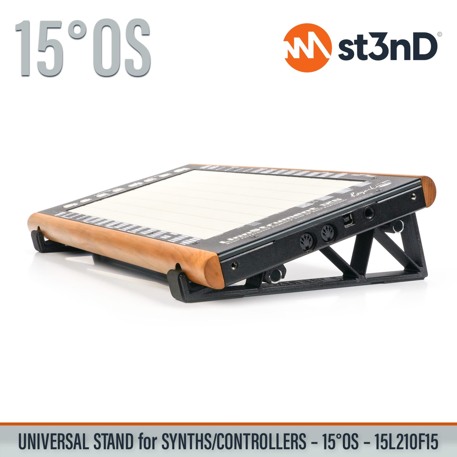 controller home studio instrument accessory portable raised st3nD stable stand strong studio accessory sturdy synth synth accessory tilted Roger Linn Design LinnStrument 128 Roger Linn Design LinnStrument 128 SYNTHS CONTROLLERS AUDIO DEVICES synth desktop stand