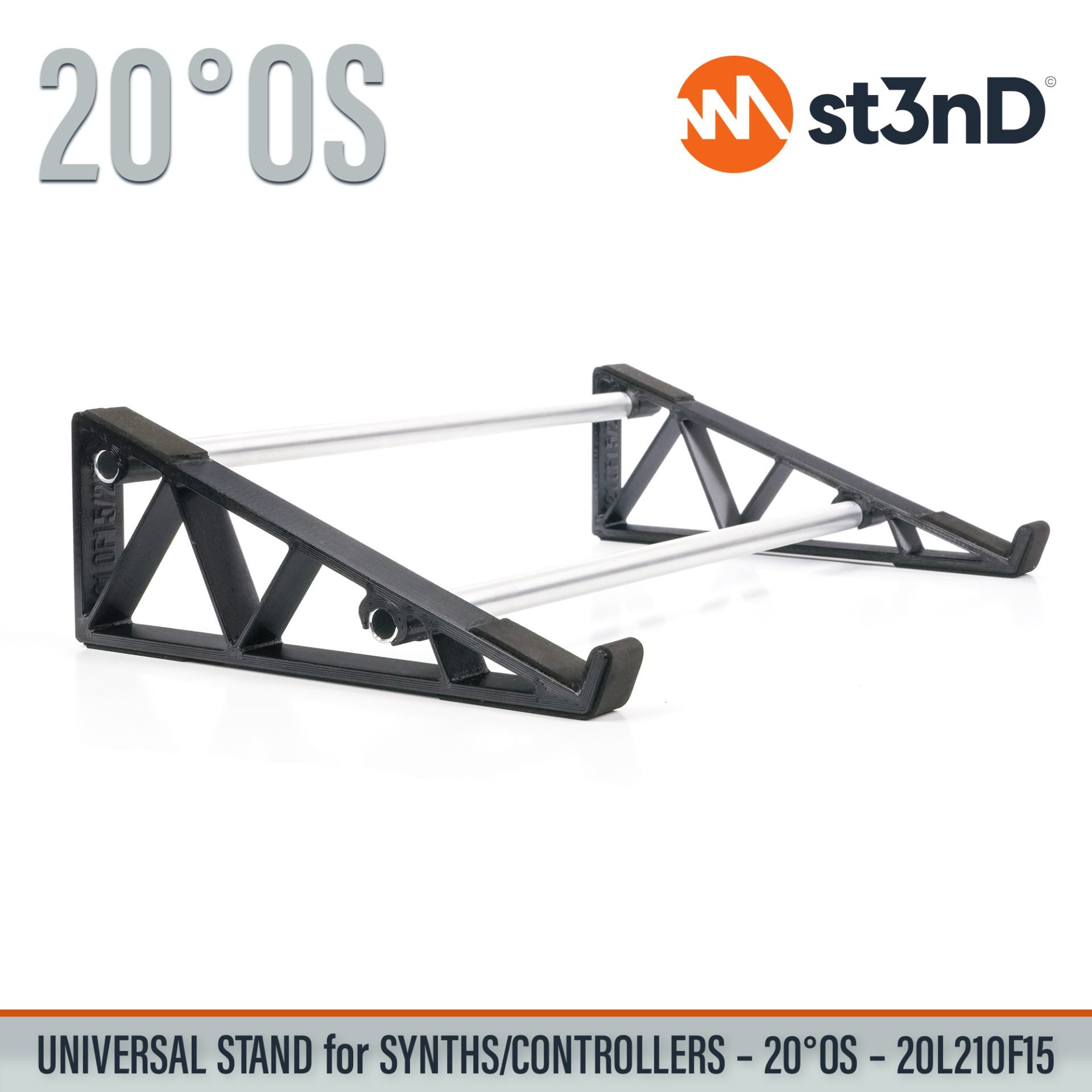 AUDIO DEVICES controller CONTROLLERS home studio instrument accessory LINNSTRUMENT 128 portable raised ROGER LINN DESIGN ROGER LINN DESIGN LINNSTRUMENT 128 st3nD stable stand strong studio accessory sturdy synth synth accessory synth desktop stand SYNTHS tilted