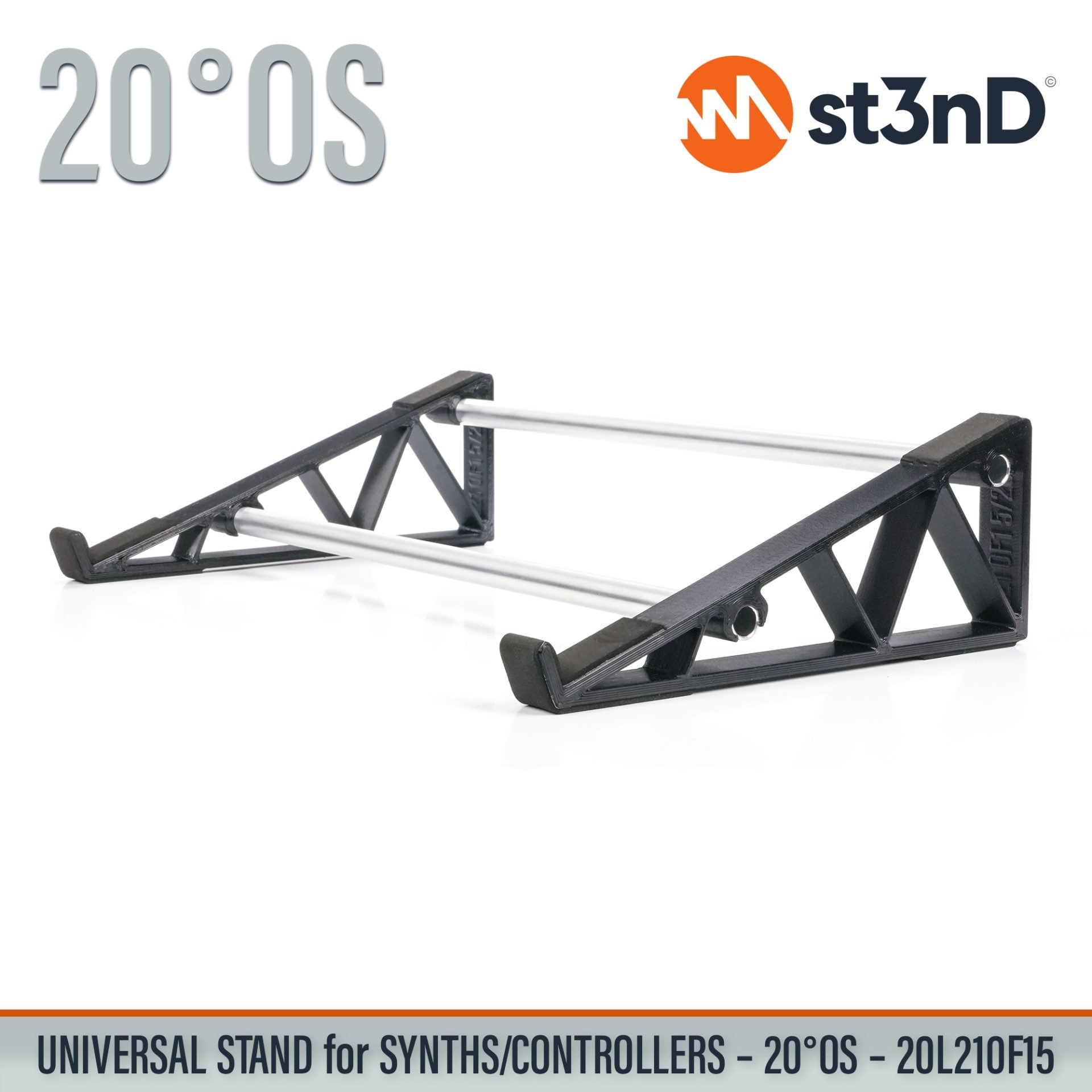 AUDIO DEVICES controller CONTROLLERS home studio instrument accessory LINNSTRUMENT 128 portable raised ROGER LINN DESIGN ROGER LINN DESIGN LINNSTRUMENT 128 st3nD stable stand strong studio accessory sturdy synth synth accessory synth desktop stand SYNTHS tilted