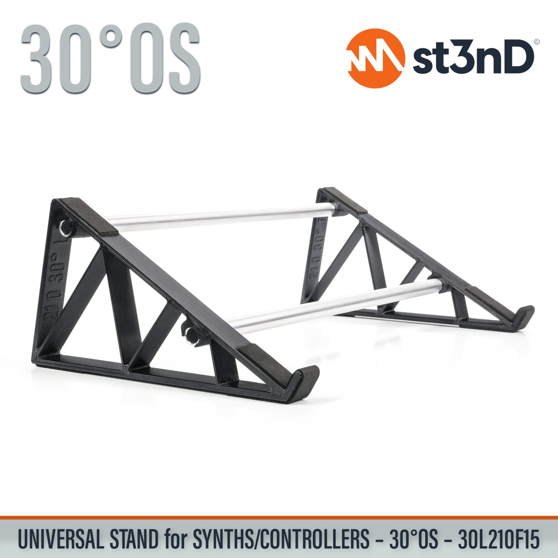 AUDIO DEVICES controller CONTROLLERS home studio instrument accessory LINNSTRUMENT 128 portable raised ROGER LINN DESIGN ROGER LINN DESIGN LINNSTRUMENT 128 st3nD stable stand strong studio accessory sturdy synth synth accessory synth desktop stand SYNTHS tilted