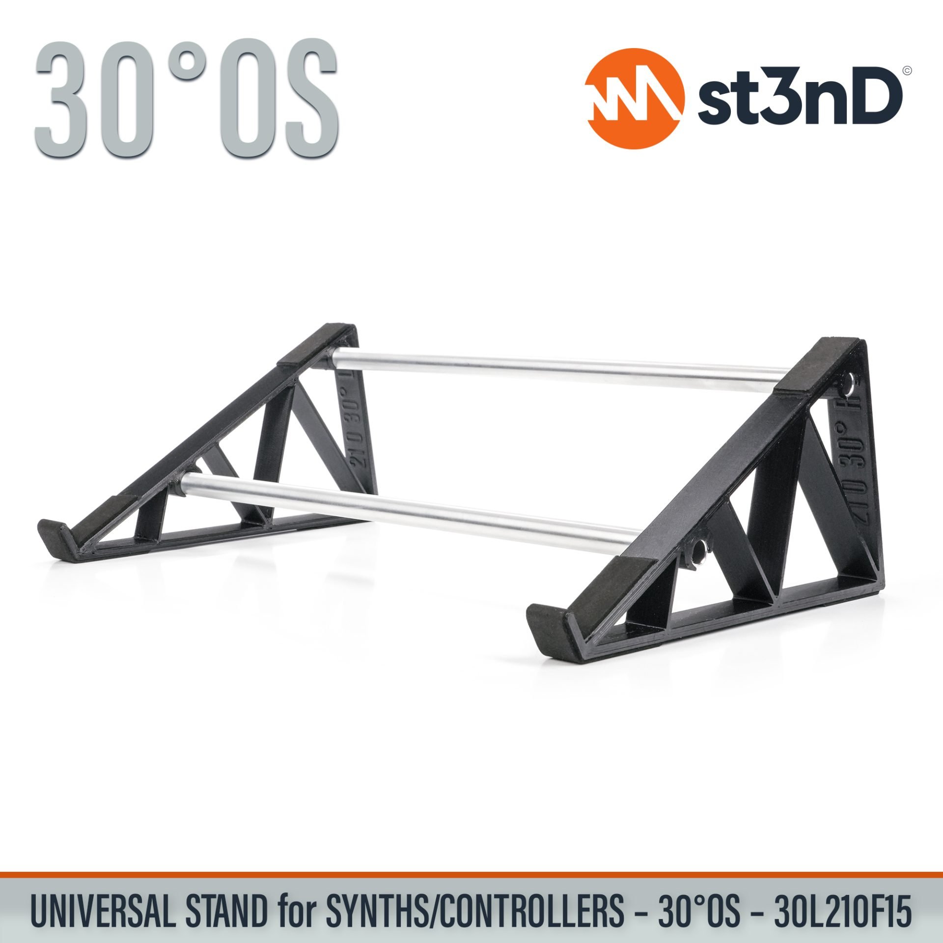 AUDIO DEVICES controller CONTROLLERS home studio instrument accessory LINNSTRUMENT 128 portable raised ROGER LINN DESIGN ROGER LINN DESIGN LINNSTRUMENT 128 st3nD stable stand strong studio accessory sturdy synth synth accessory synth desktop stand SYNTHS tilted