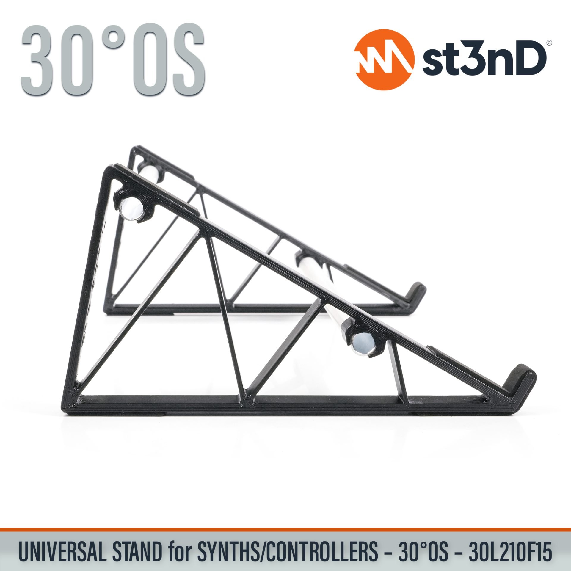 AUDIO DEVICES controller CONTROLLERS home studio instrument accessory LINNSTRUMENT 128 portable raised ROGER LINN DESIGN ROGER LINN DESIGN LINNSTRUMENT 128 st3nD stable stand strong studio accessory sturdy synth synth accessory synth desktop stand SYNTHS tilted