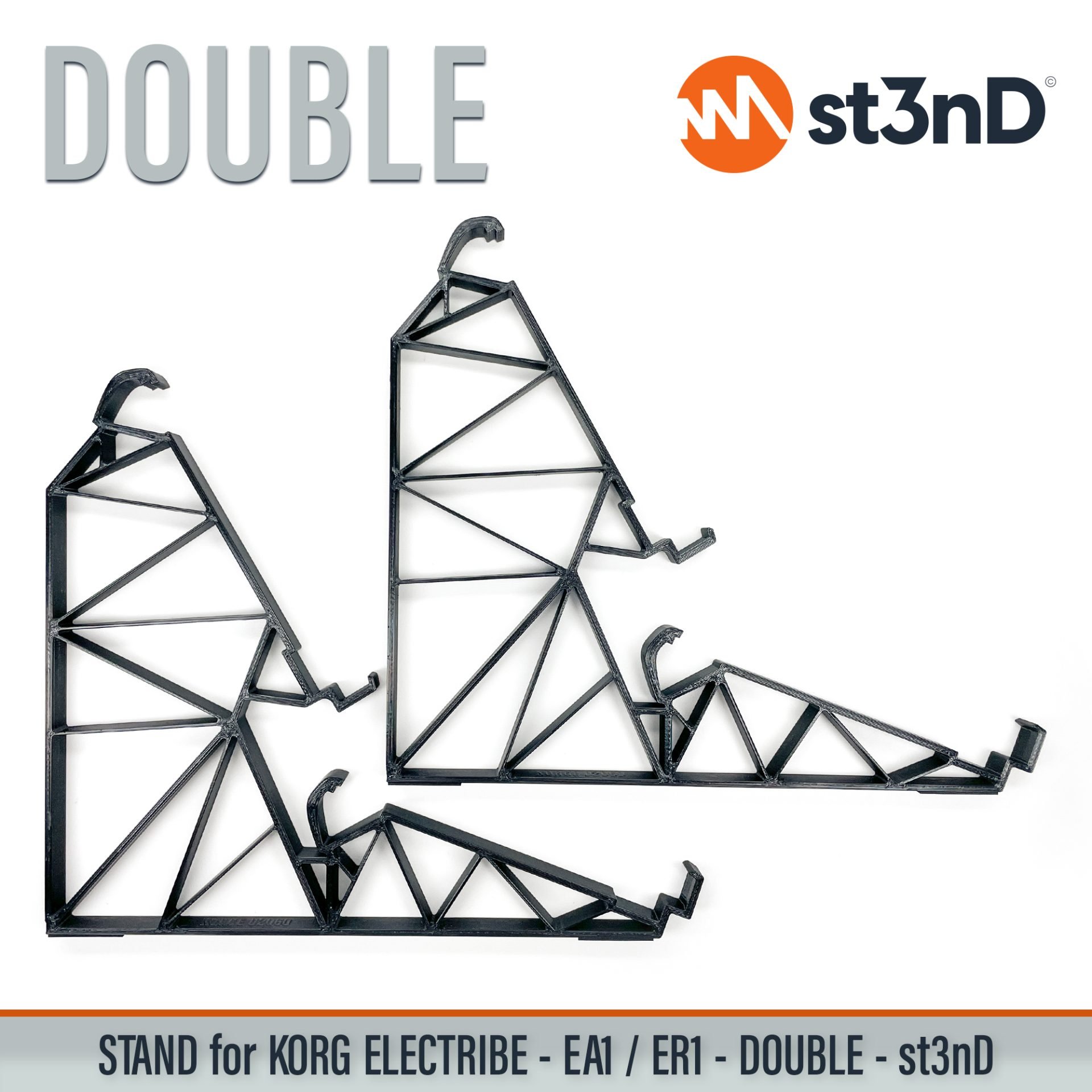 synth stand electribe series korg korg electribe portable st3nD stable double stand strong studio hardware sturdy tilted ea1 er1 electribe ea1 electribe er1