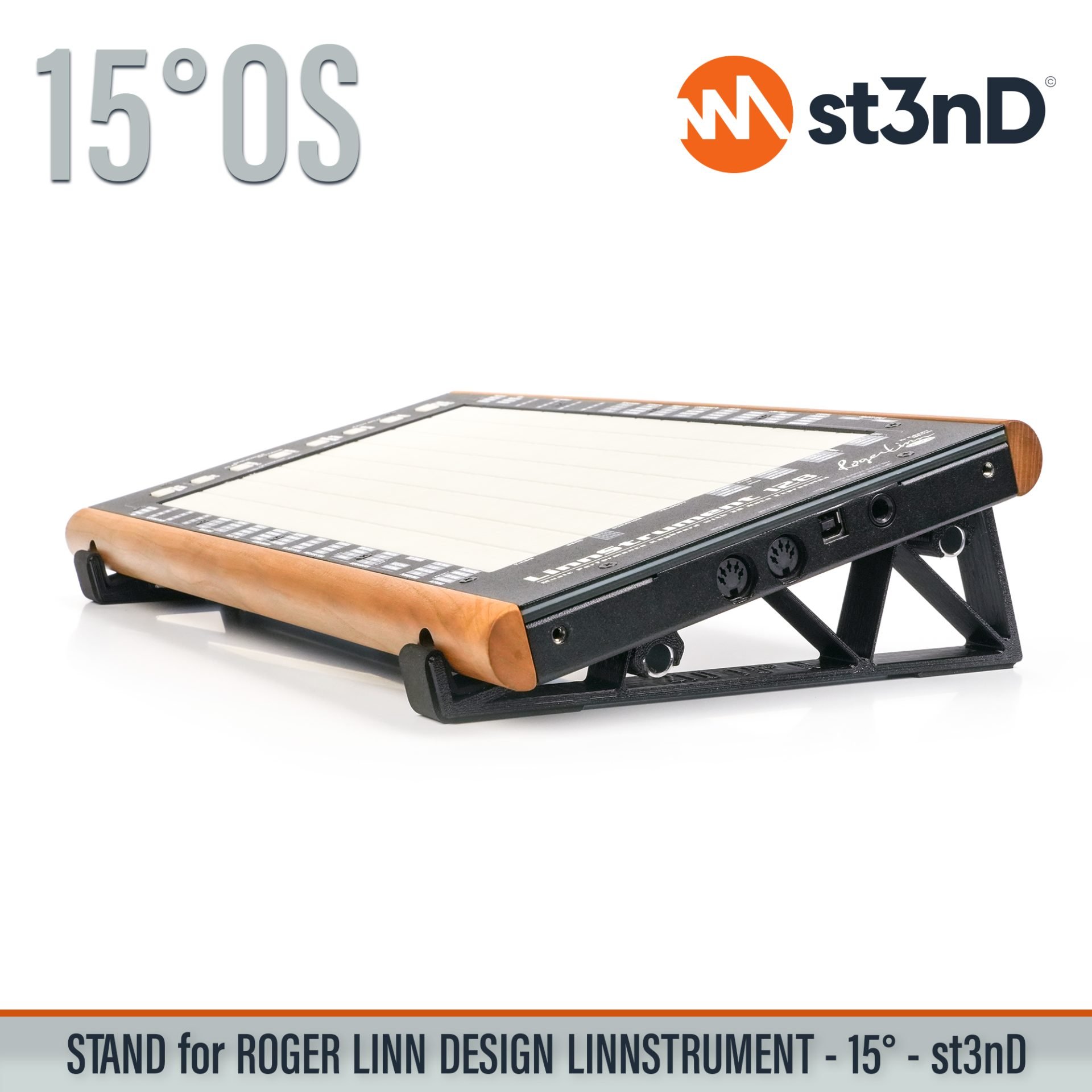 controller home studio instrument accessory LINNSTRUMENT LINNSTRUMENT 128 midi controller portable ROGER LINN DESIGN ROGER LINN DESIGN LINNSTRUMENT ROGER LINN DESIGN LINNSTRUMENT 128 st3nD stable stand strong studio accessory sturdy synth synth accessory tilted