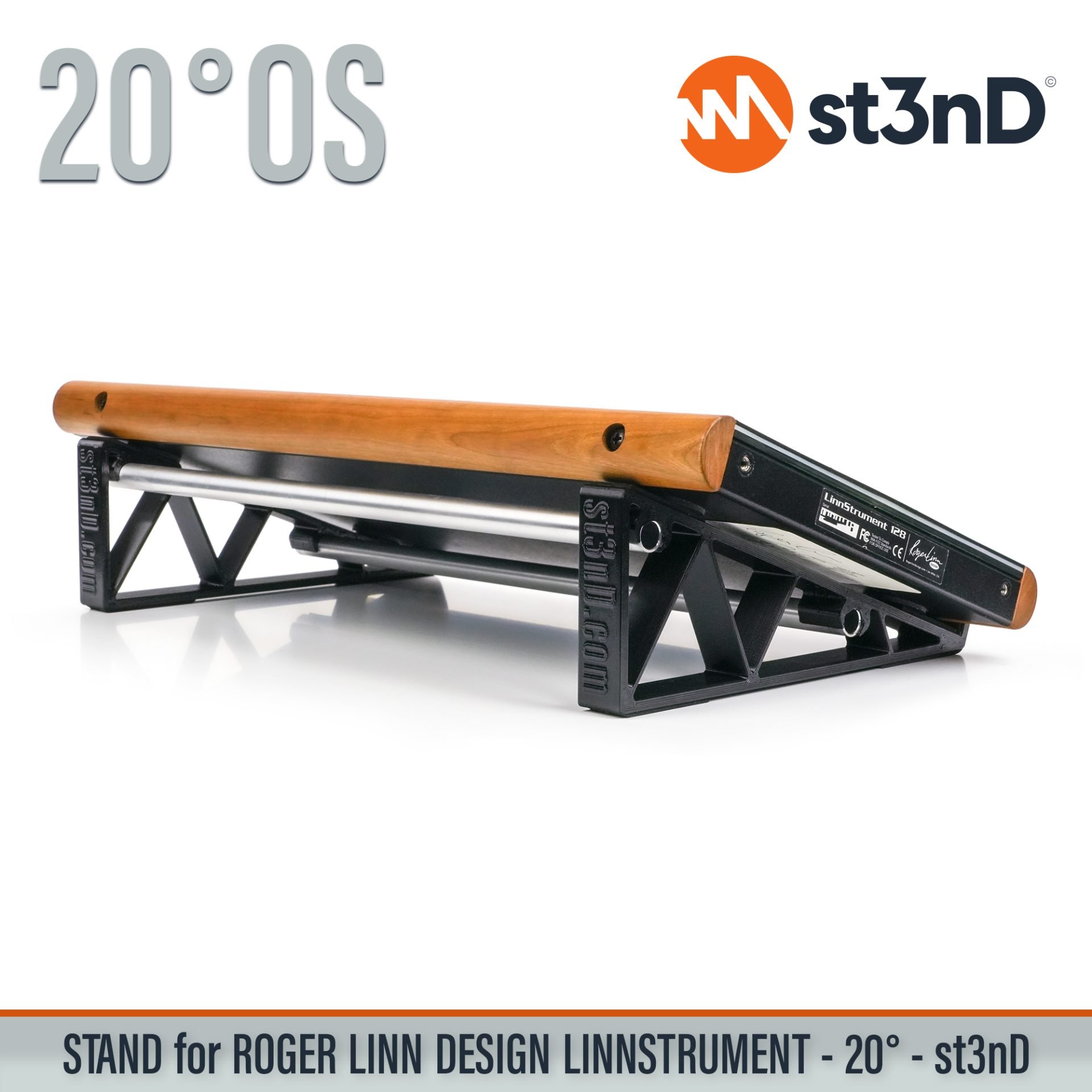 controller home studio instrument accessory LINNSTRUMENT LINNSTRUMENT 128 midi controller portable ROGER LINN DESIGN ROGER LINN DESIGN LINNSTRUMENT ROGER LINN DESIGN LINNSTRUMENT 128 st3nD stable stand strong studio accessory sturdy synth synth accessory tilted
