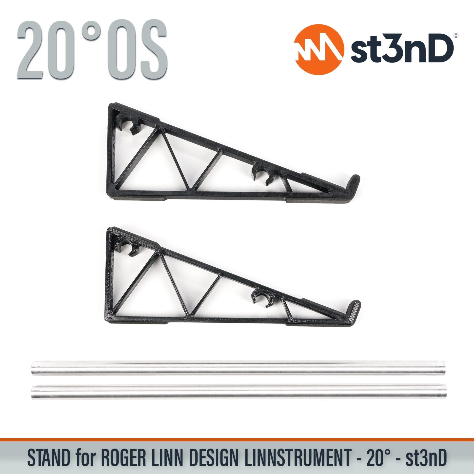 controller home studio instrument accessory LINNSTRUMENT LINNSTRUMENT 128 midi controller portable ROGER LINN DESIGN ROGER LINN DESIGN LINNSTRUMENT ROGER LINN DESIGN LINNSTRUMENT 128 st3nD stable stand strong studio accessory sturdy synth synth accessory tilted