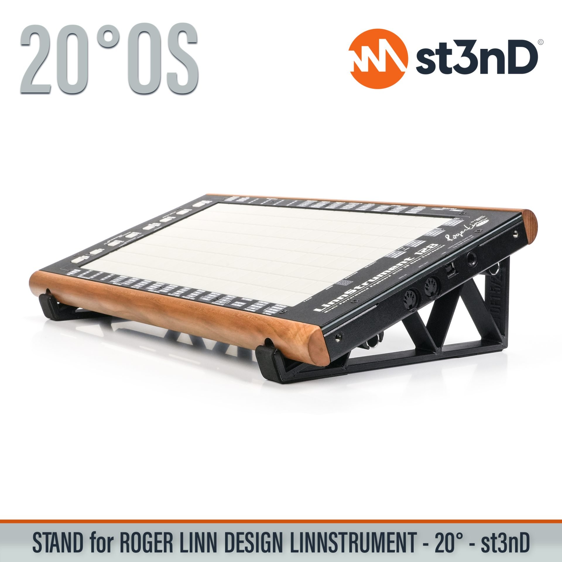 controller home studio instrument accessory LINNSTRUMENT LINNSTRUMENT 128 midi controller portable ROGER LINN DESIGN ROGER LINN DESIGN LINNSTRUMENT ROGER LINN DESIGN LINNSTRUMENT 128 st3nD stable stand strong studio accessory sturdy synth synth accessory tilted