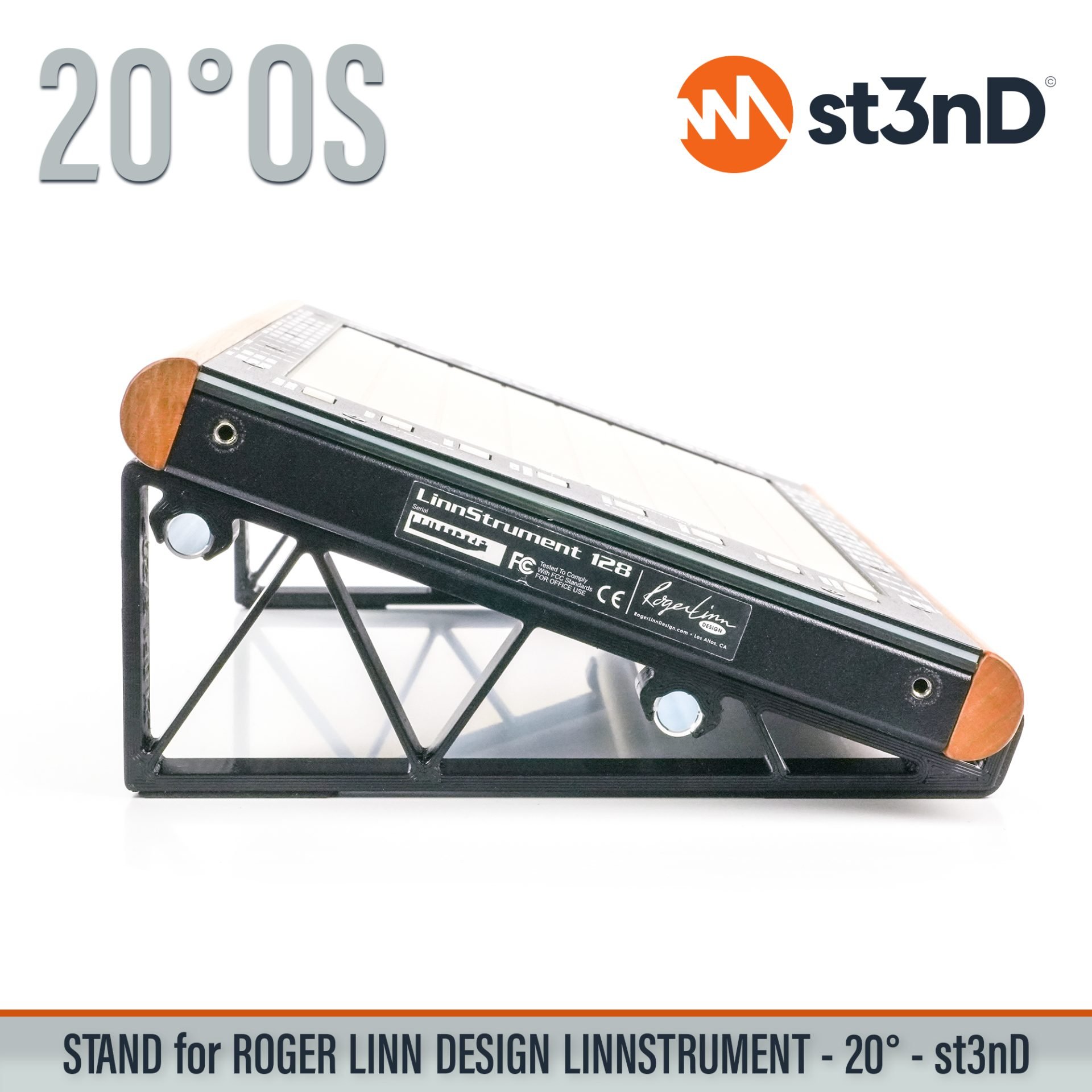 controller home studio instrument accessory LINNSTRUMENT LINNSTRUMENT 128 midi controller portable ROGER LINN DESIGN ROGER LINN DESIGN LINNSTRUMENT ROGER LINN DESIGN LINNSTRUMENT 128 st3nD stable stand strong studio accessory sturdy synth synth accessory tilted