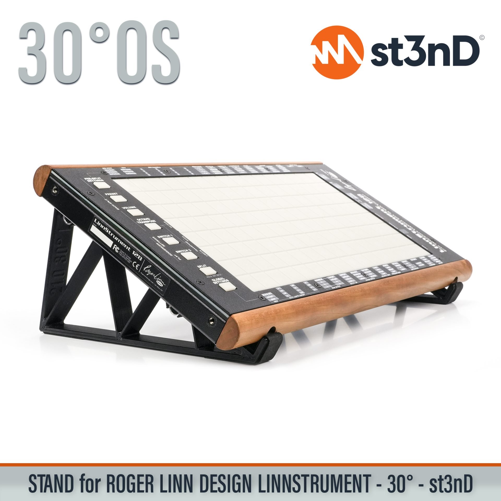 controller home studio instrument accessory portable st3nD stable stand strong studio accessory sturdy synth synth accessory tilted ROGER LINN DESIGN LINNSTRUMENT 128 ROGER LINN DESIGN LINNSTRUMENT ROGER LINN DESIGN LINNSTRUMENT 128 LINNSTRUMENT