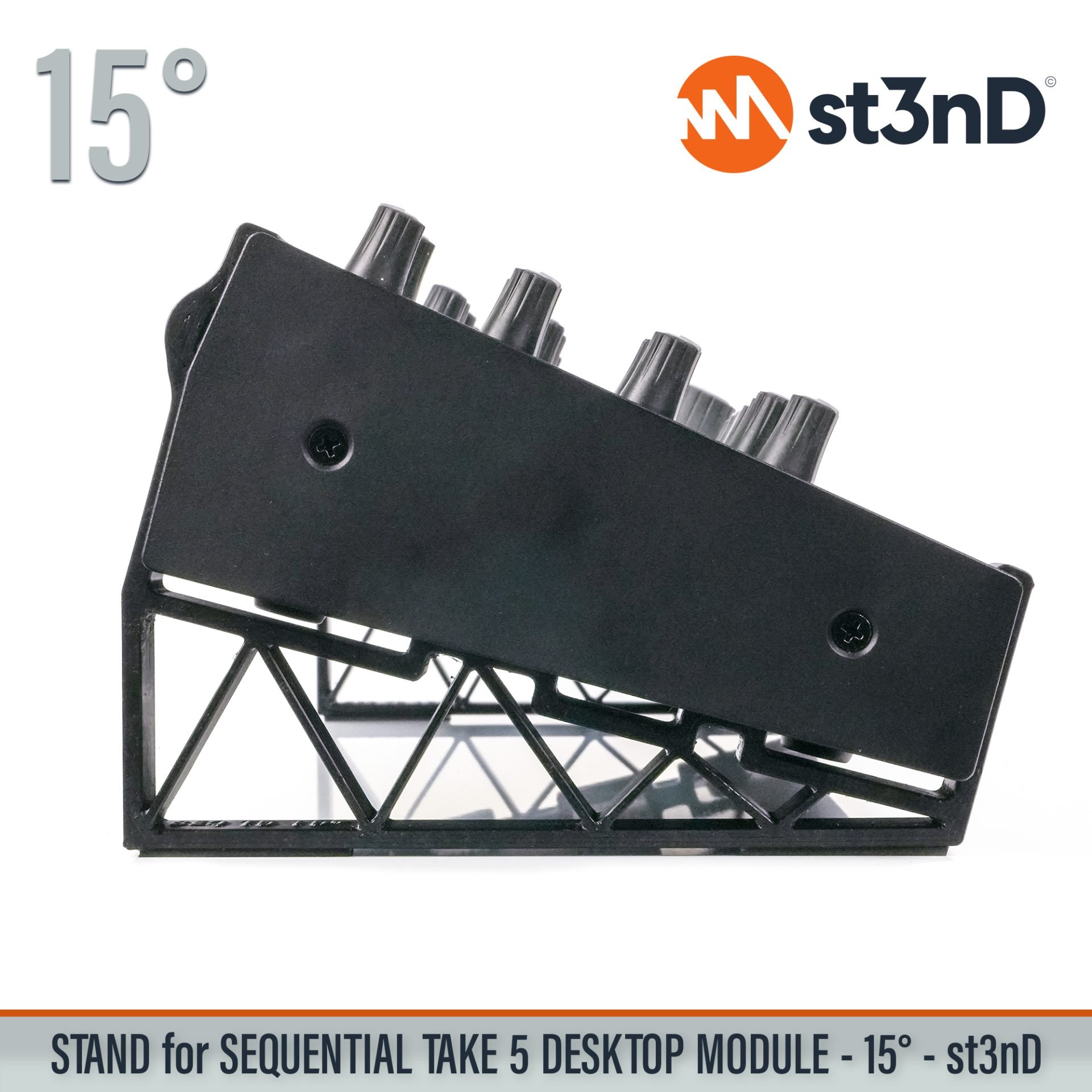 DAVE SMITH INSTRUMENTS desktop synth home studio music portable st3nD stable stand strong sturdy tilted SEQUENTIAL TAKE 5 DESKTOP MODULE SEQUENTIAL TAKE 5 DESKTOP MODULE