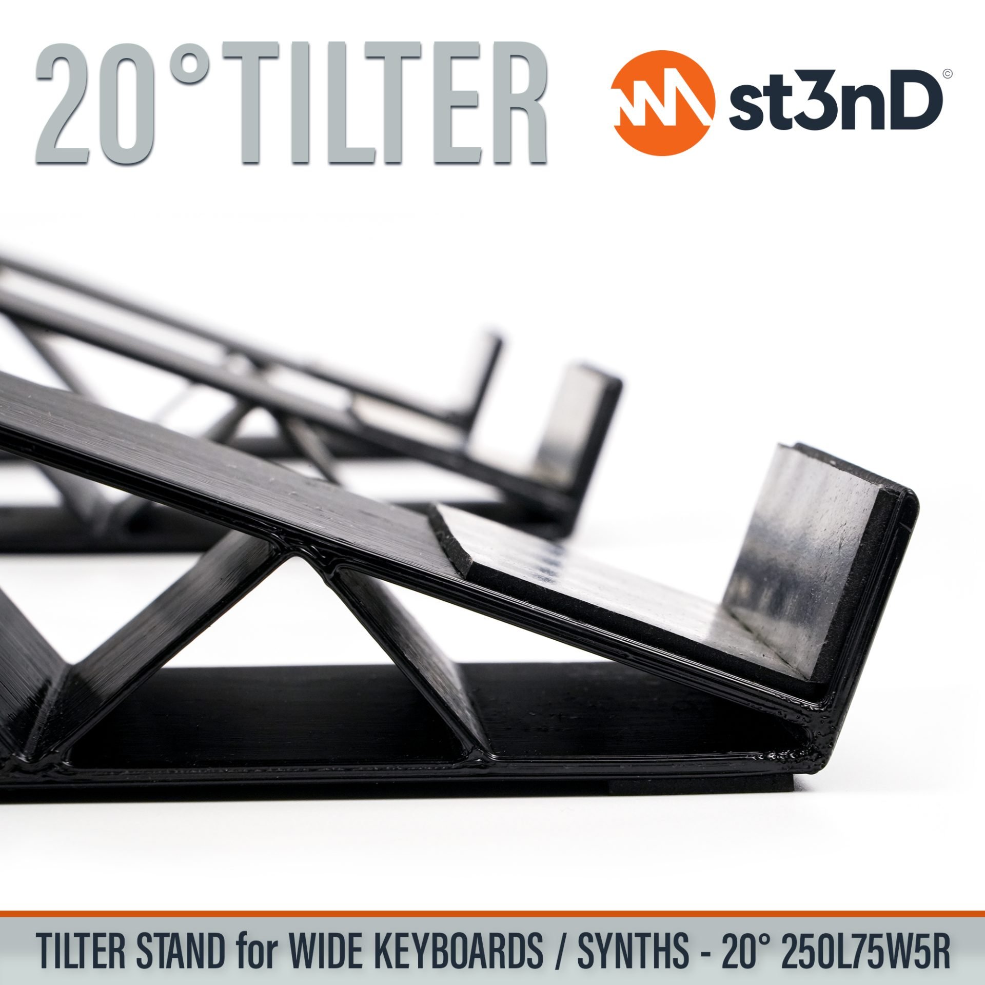 controller keyboard music production portable producer producer device st3nD stand studio accessory synth synth accessory tilted tilter wide keyboard wide stand stand set desktop stand