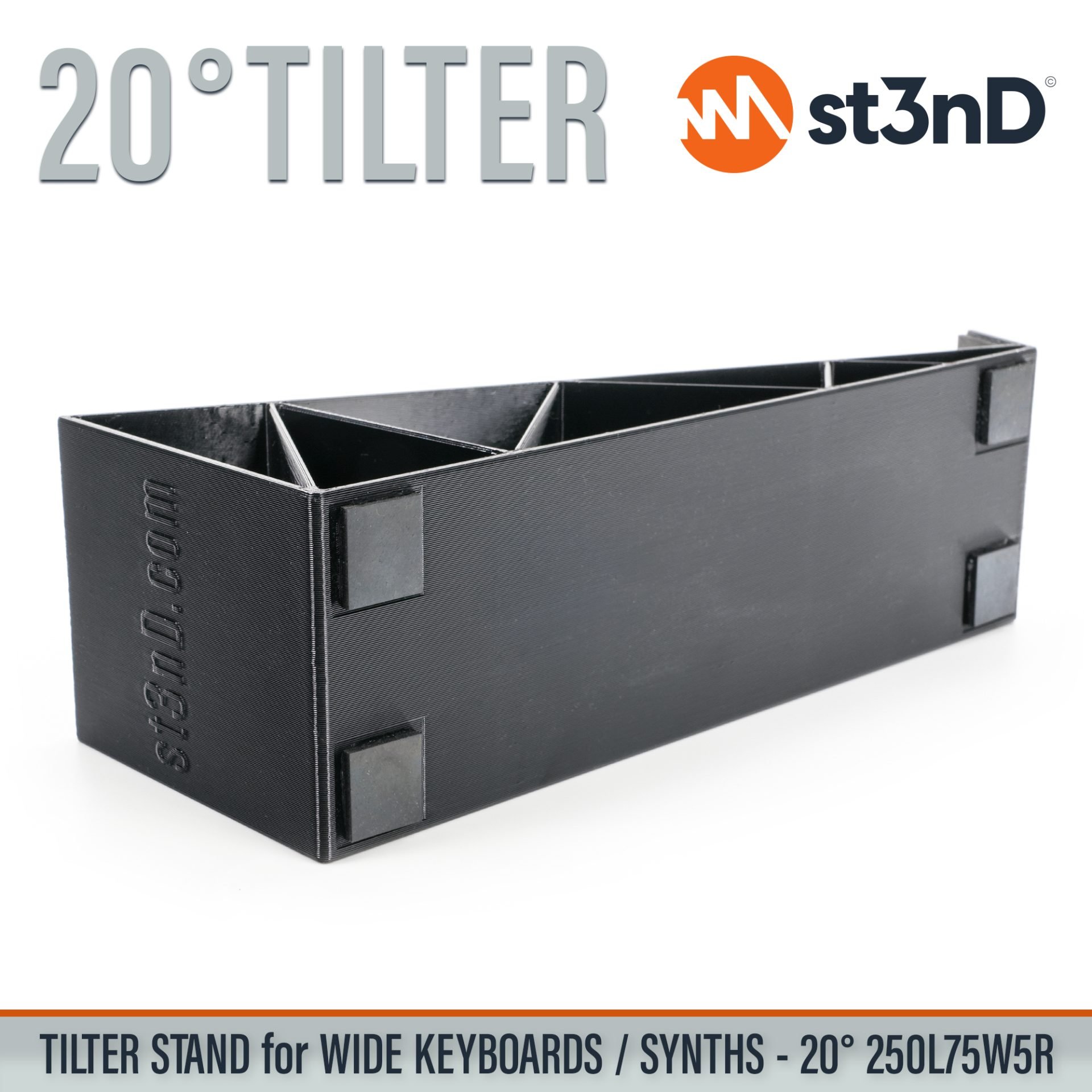 controller keyboard music production portable producer producer device st3nD stand studio accessory synth synth accessory tilted tilter wide keyboard wide stand stand set desktop stand