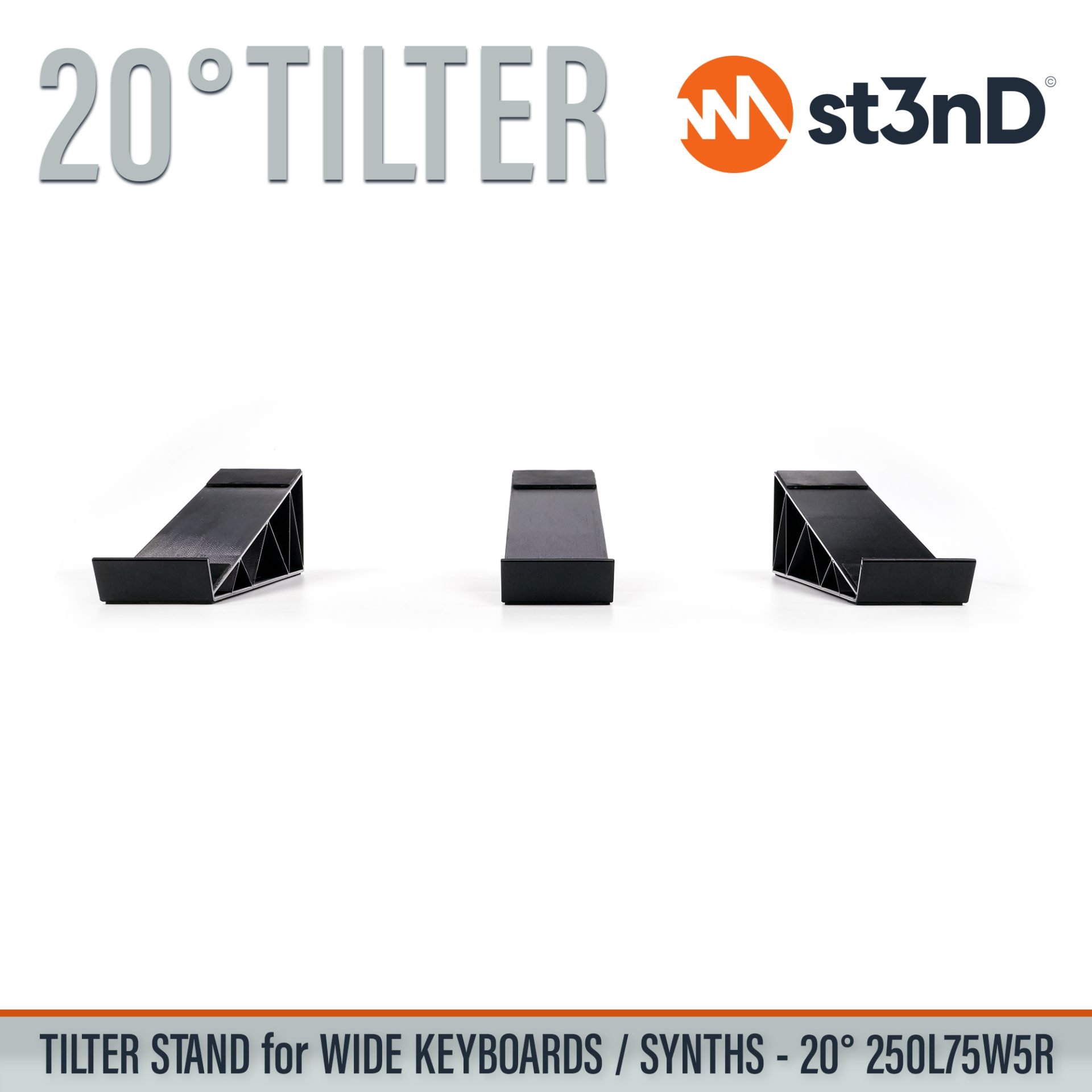 controller keyboard music production portable producer producer device st3nD stand studio accessory synth synth accessory tilted tilter wide keyboard wide stand stand set desktop stand