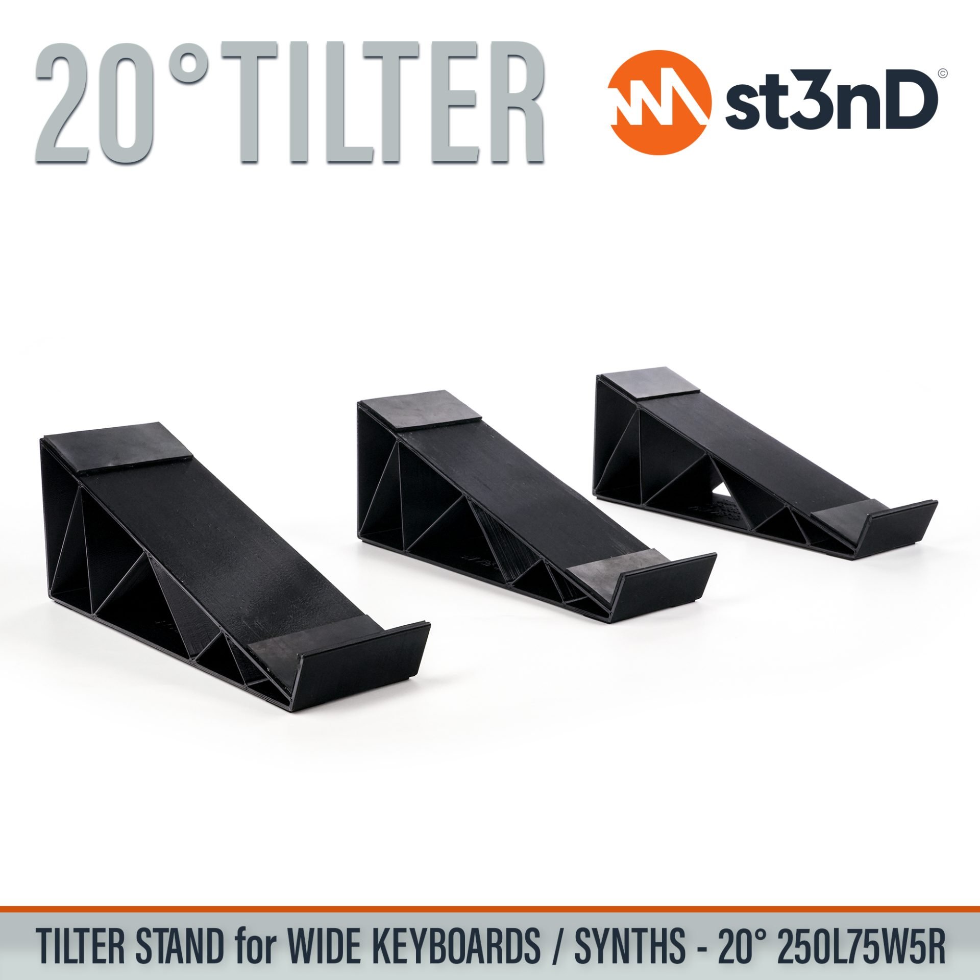 controller keyboard music production portable producer producer device st3nD stand studio accessory synth synth accessory tilted tilter wide keyboard wide stand stand set desktop stand
