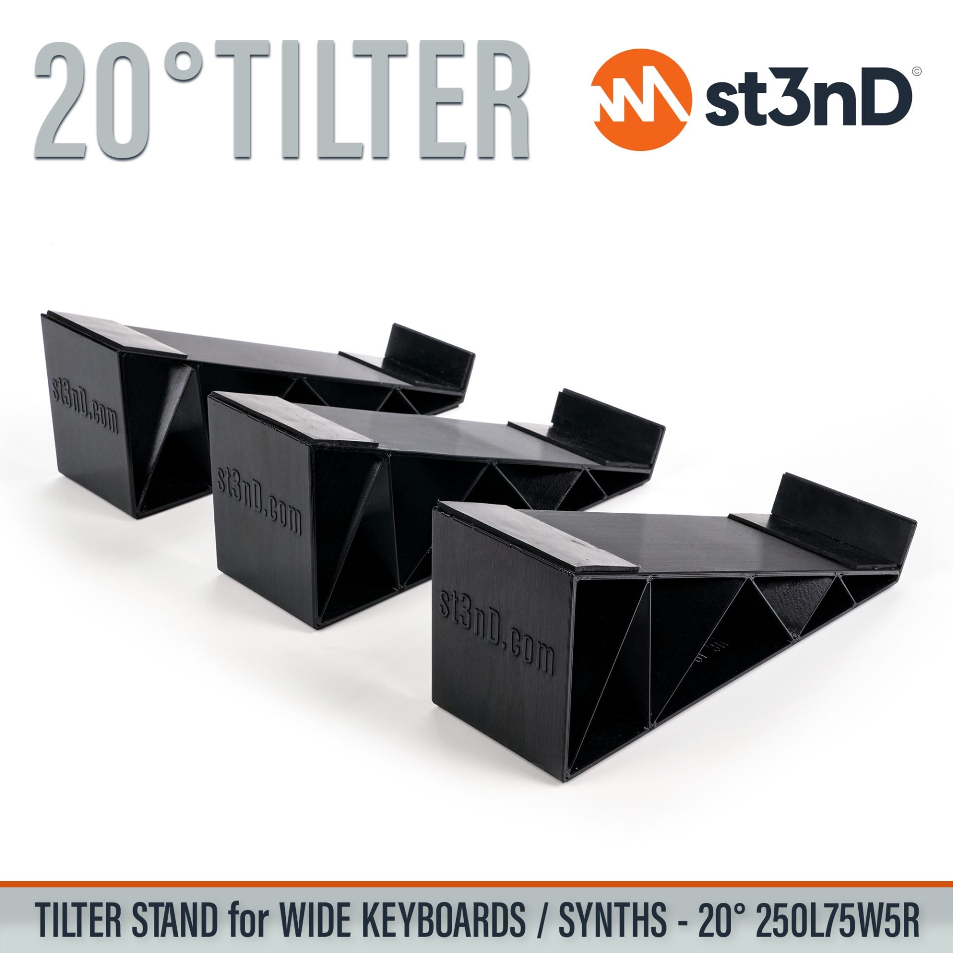 controller keyboard music production portable producer producer device st3nD stand studio accessory synth synth accessory tilted tilter wide keyboard wide stand stand set desktop stand