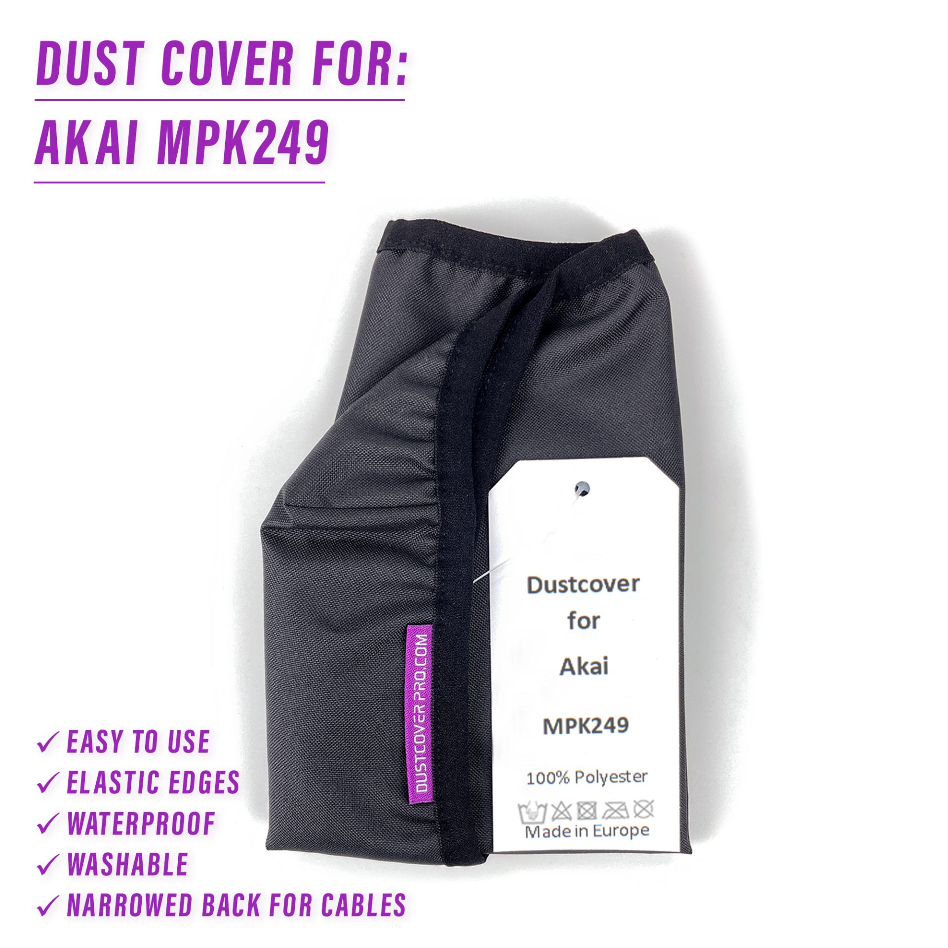 dust cover dustcover dustcoverpro elastic synth synth protection water resistant waterproof akai mpk249 akai mpk249