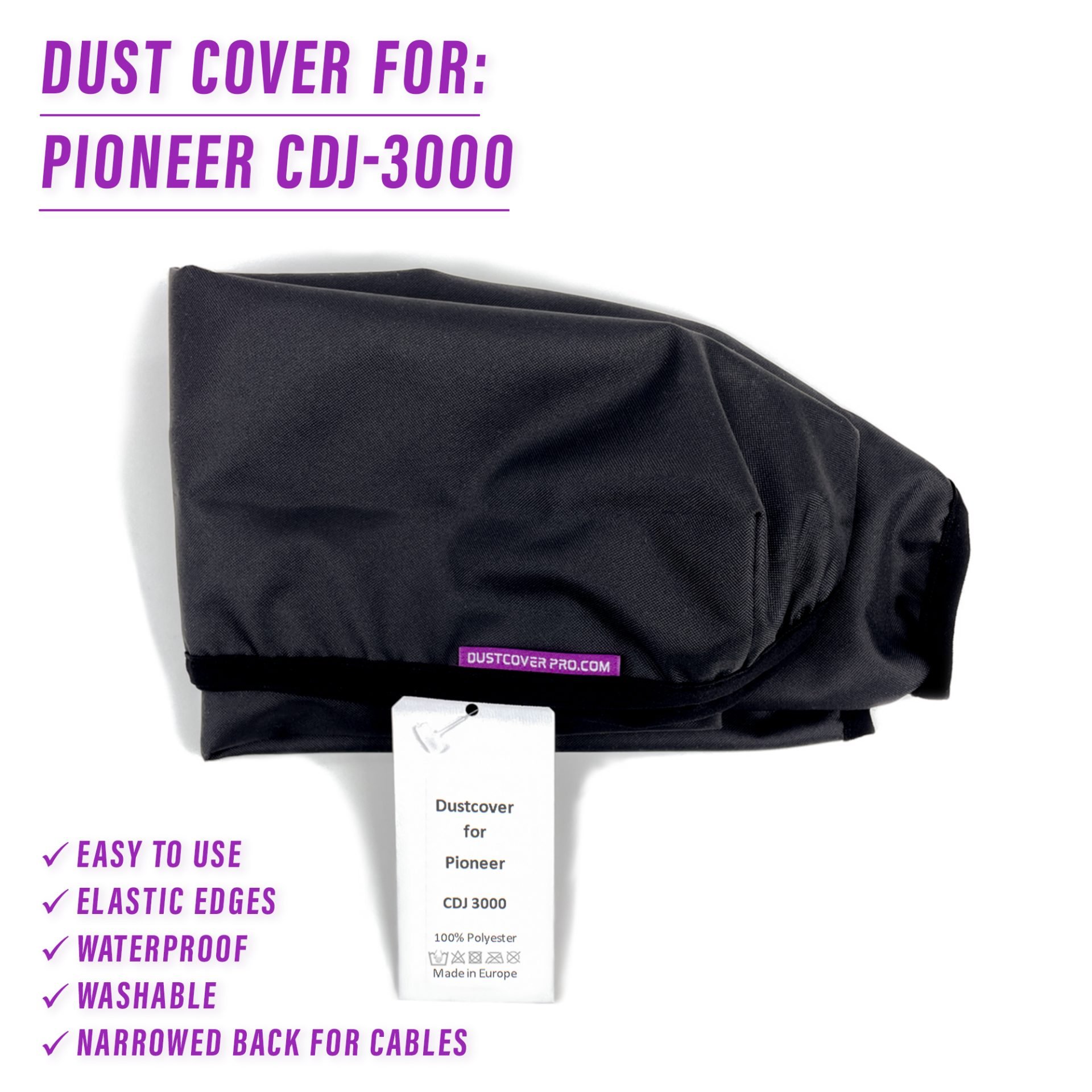 dust cover dustcover dustcoverpro elastic synth synth protection water resistant waterproof PIONEER cdj 3000