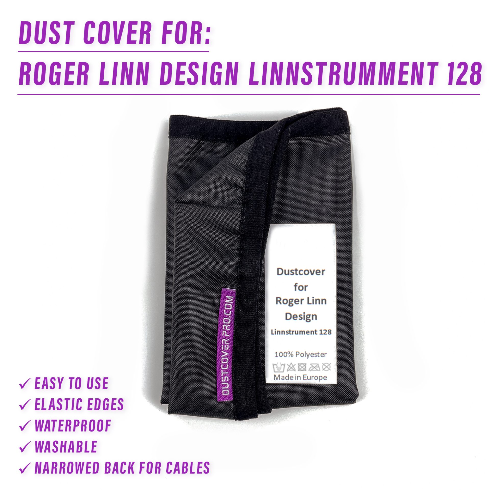 dust cover dustcover dustcoverpro elastic synth synth protection water resistant waterproof ROGER LINN DESIGN LINNSTRUMENT 128